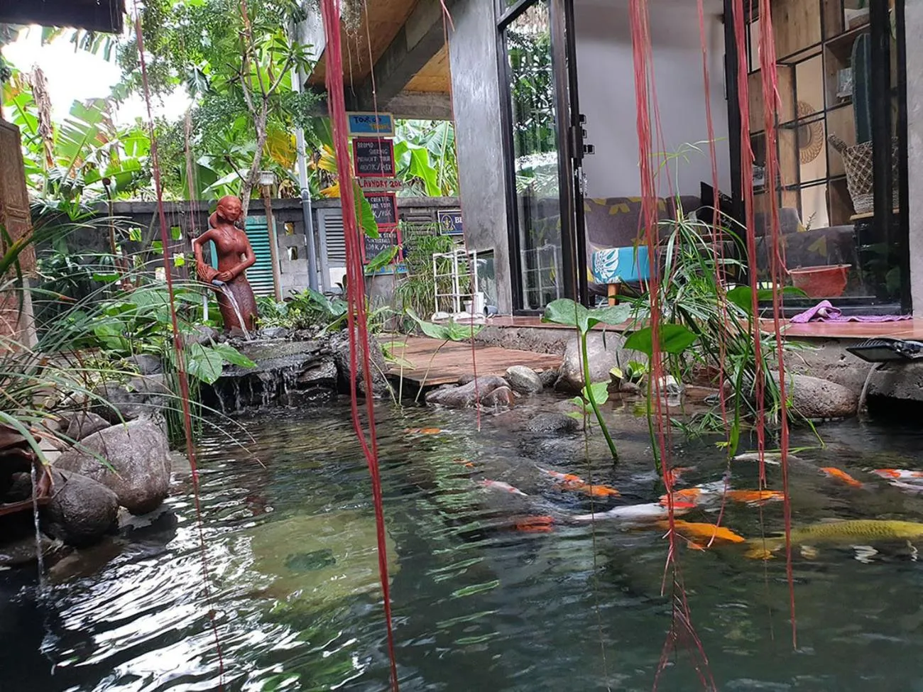 Garden in Happy House Bromo backpacker