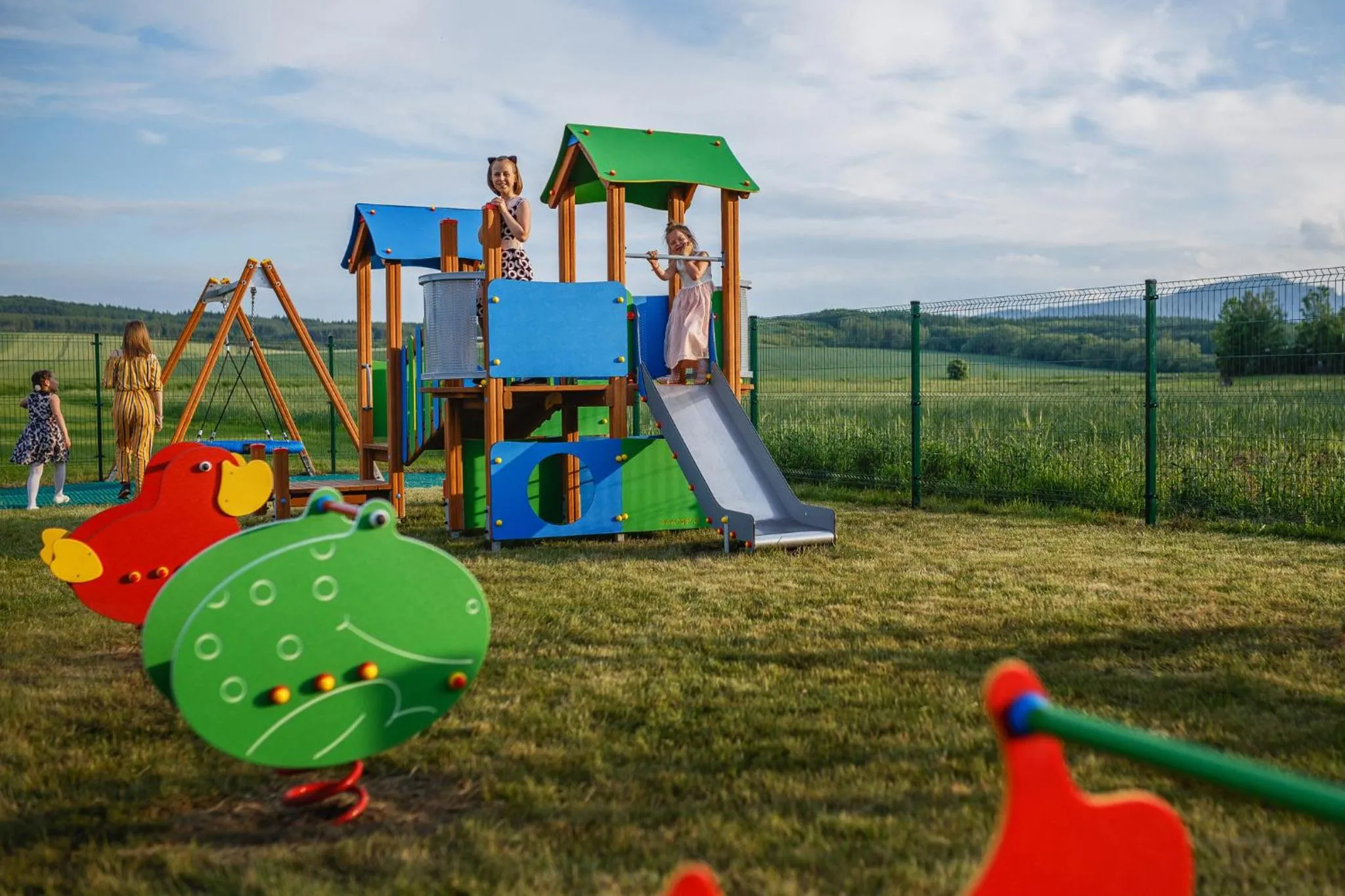 Children play ground in Biała Akacja Resort & Business