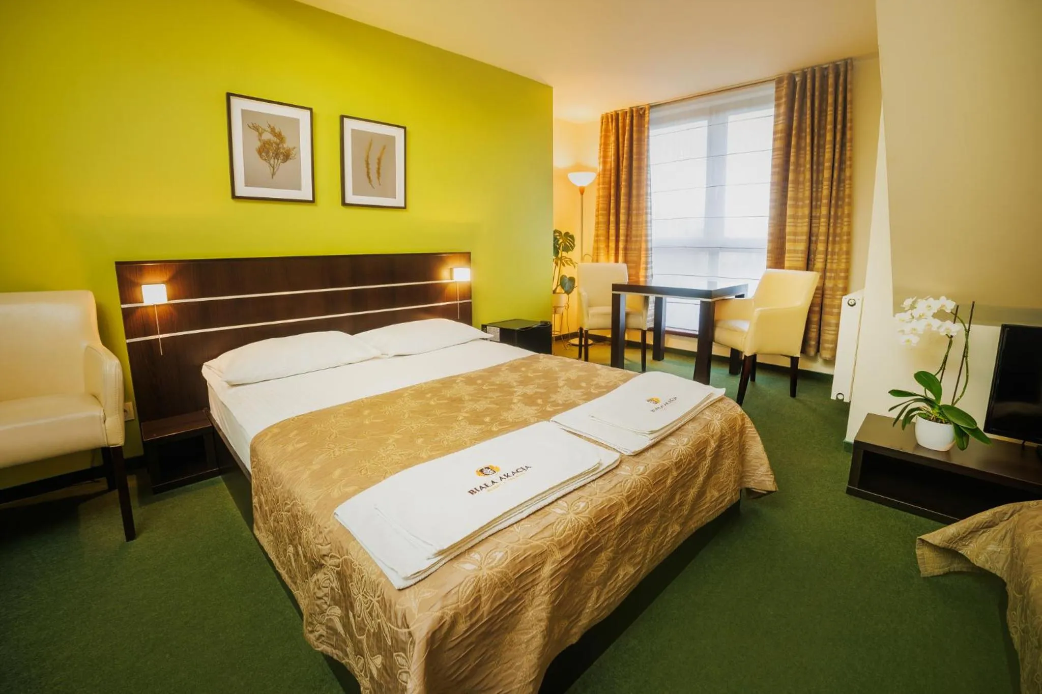 Bed in Biała Akacja Resort & Business