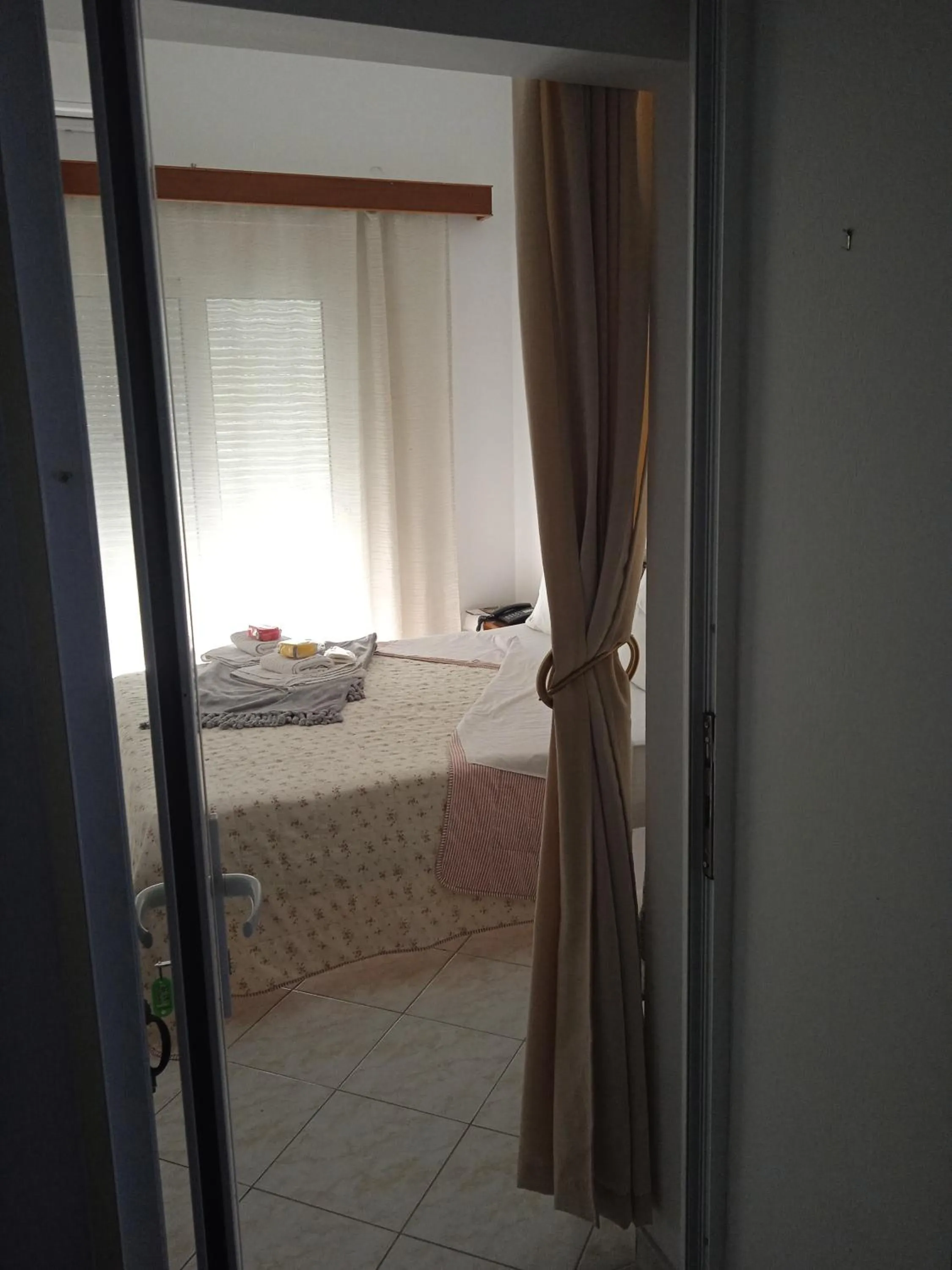 Bedroom, Bed in Hotel Fotini