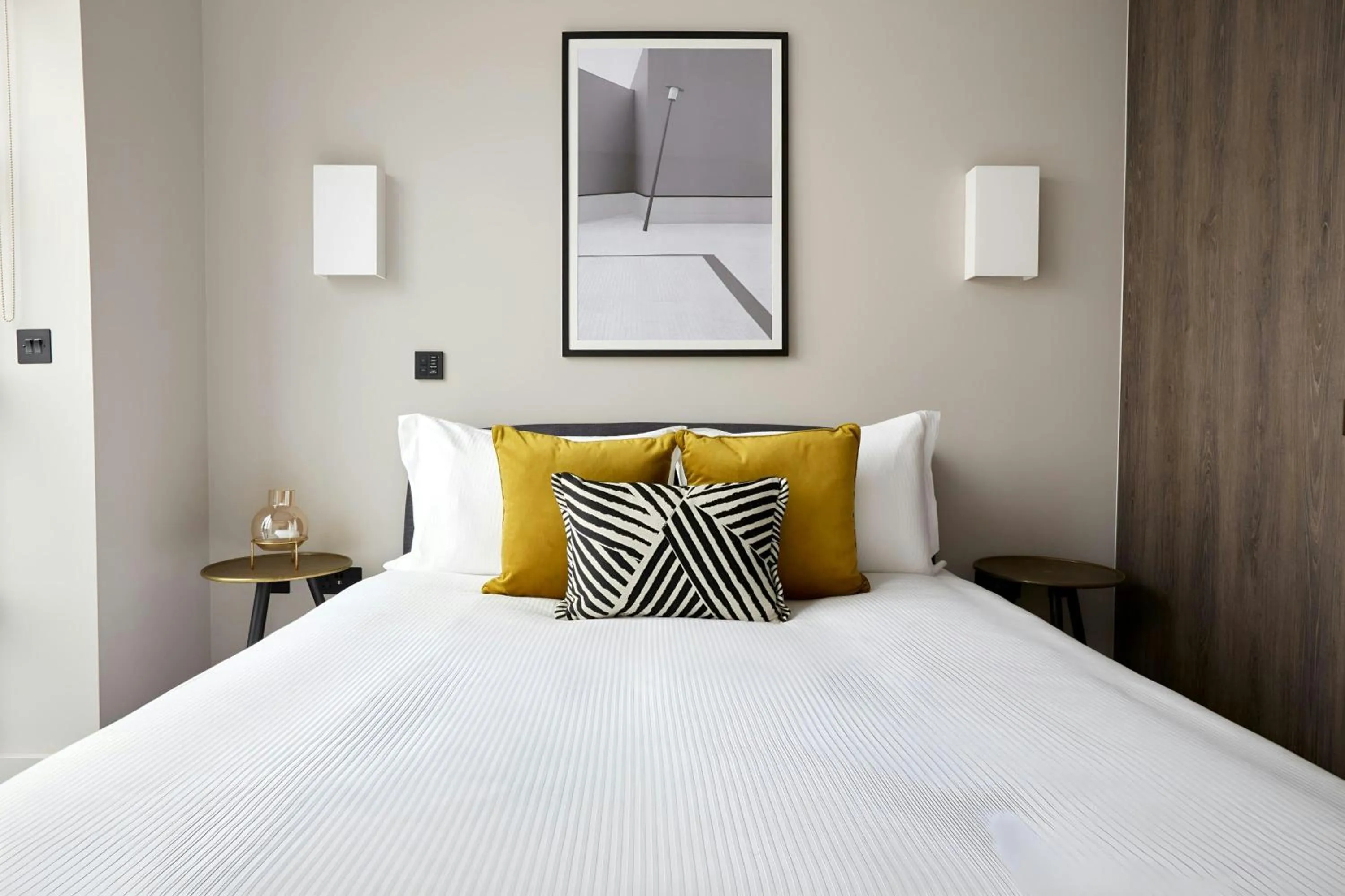 Bedroom, Bed in Sonder by Marriott Bonvoy Back Hill Apartments Clerkenwell