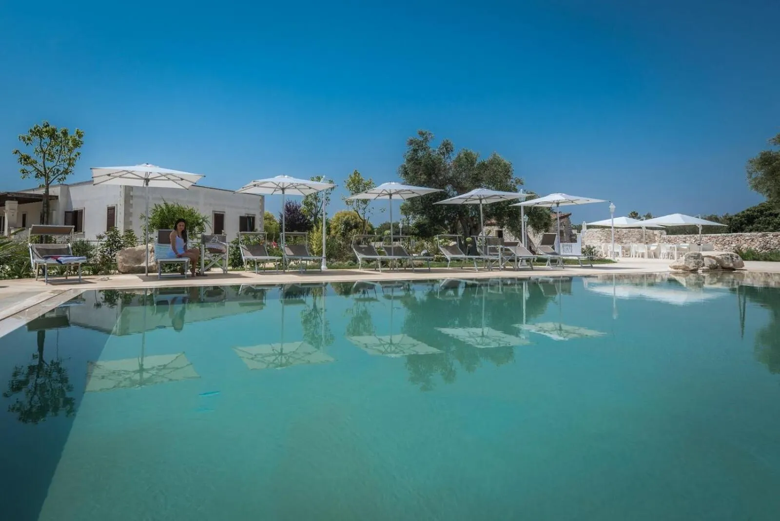 Pool view in Willaria Country House