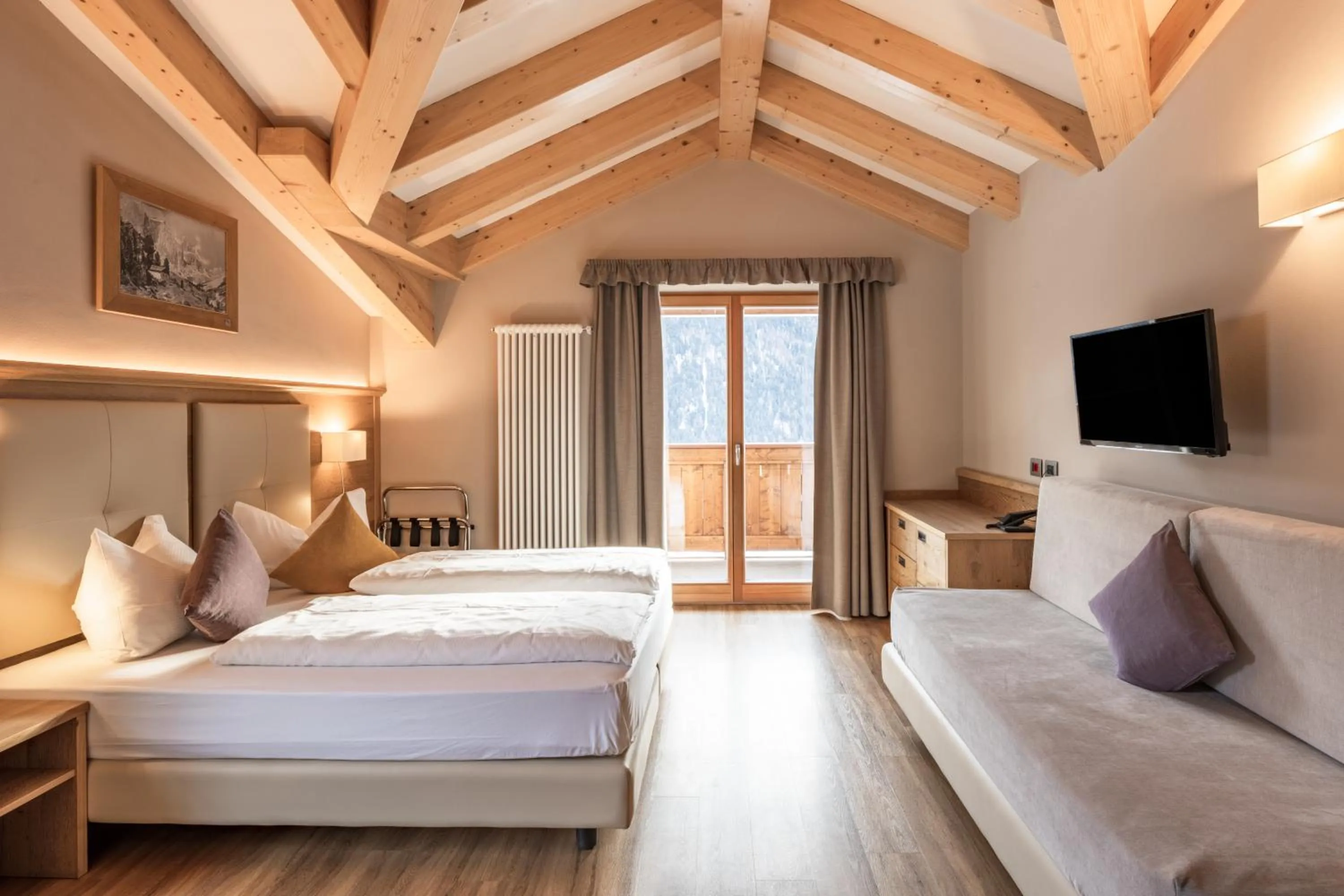 Bed in Albergo Belvedere