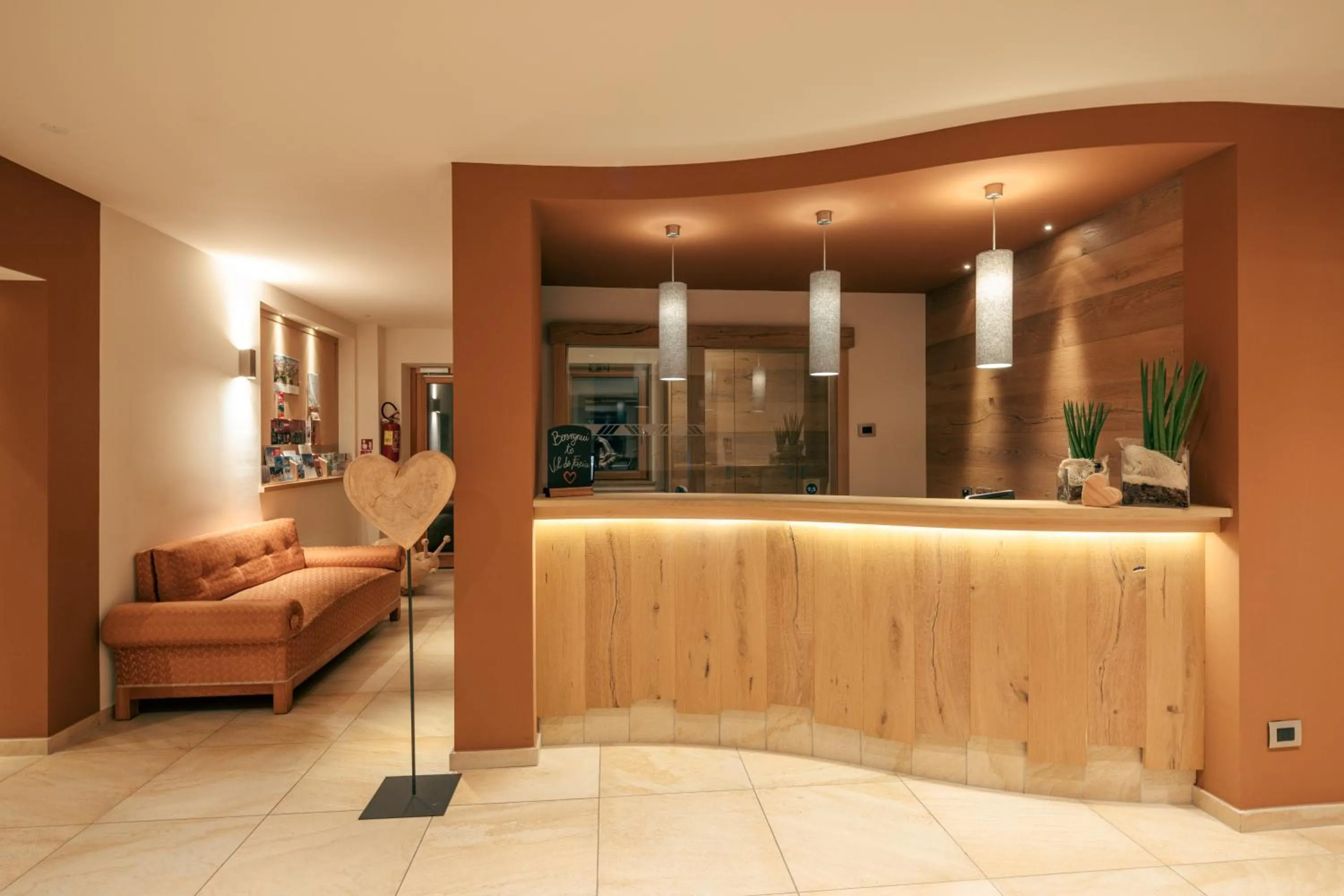 Lobby or reception in Albergo Belvedere
