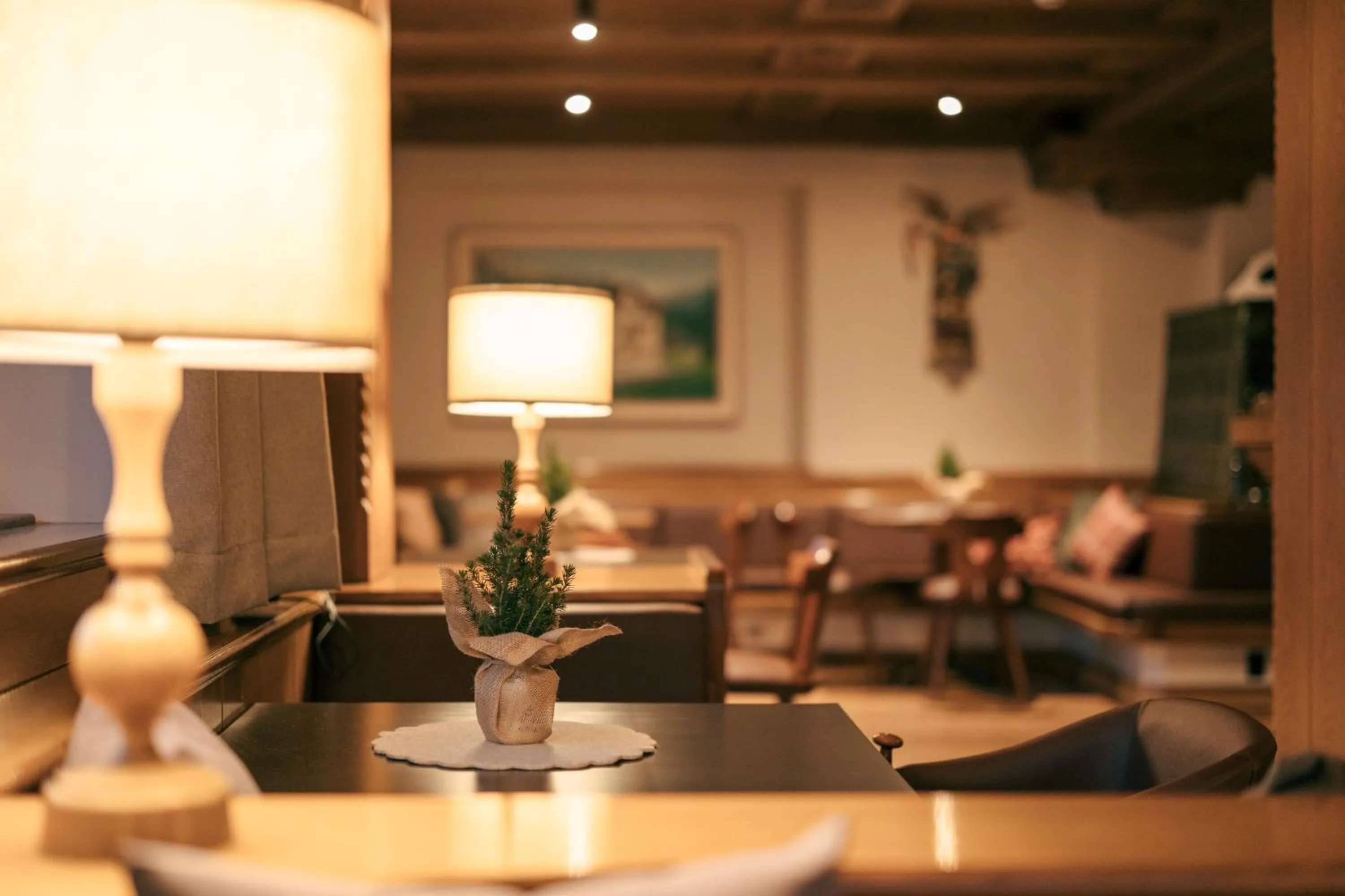 Communal lounge/ TV room in Albergo Belvedere