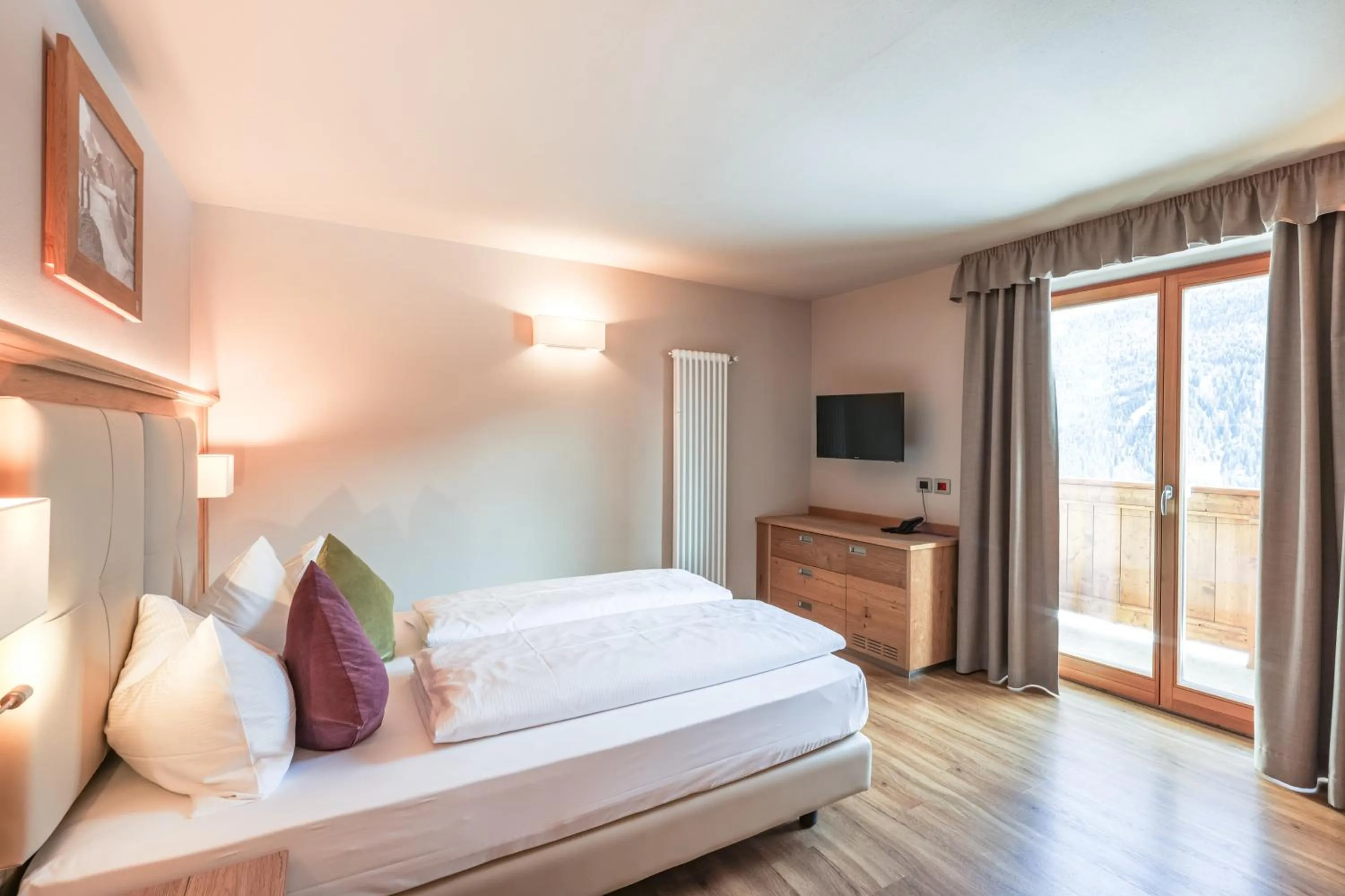 Bedroom, Bed in Albergo Belvedere