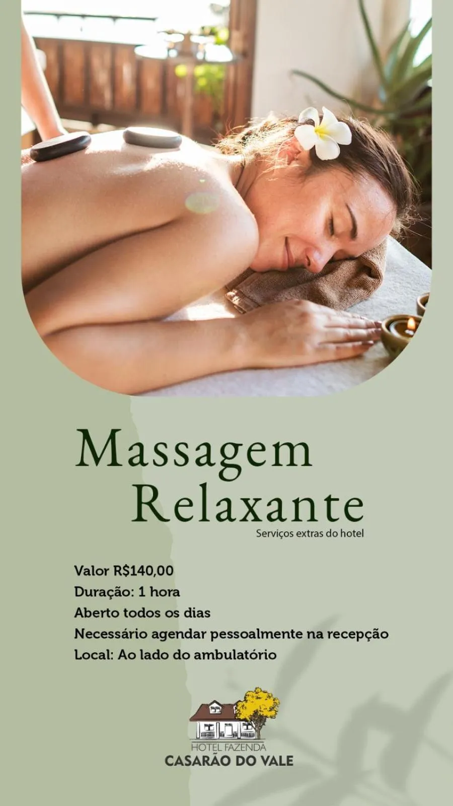 Massage in Hotel Fazenda Casarão do Vale