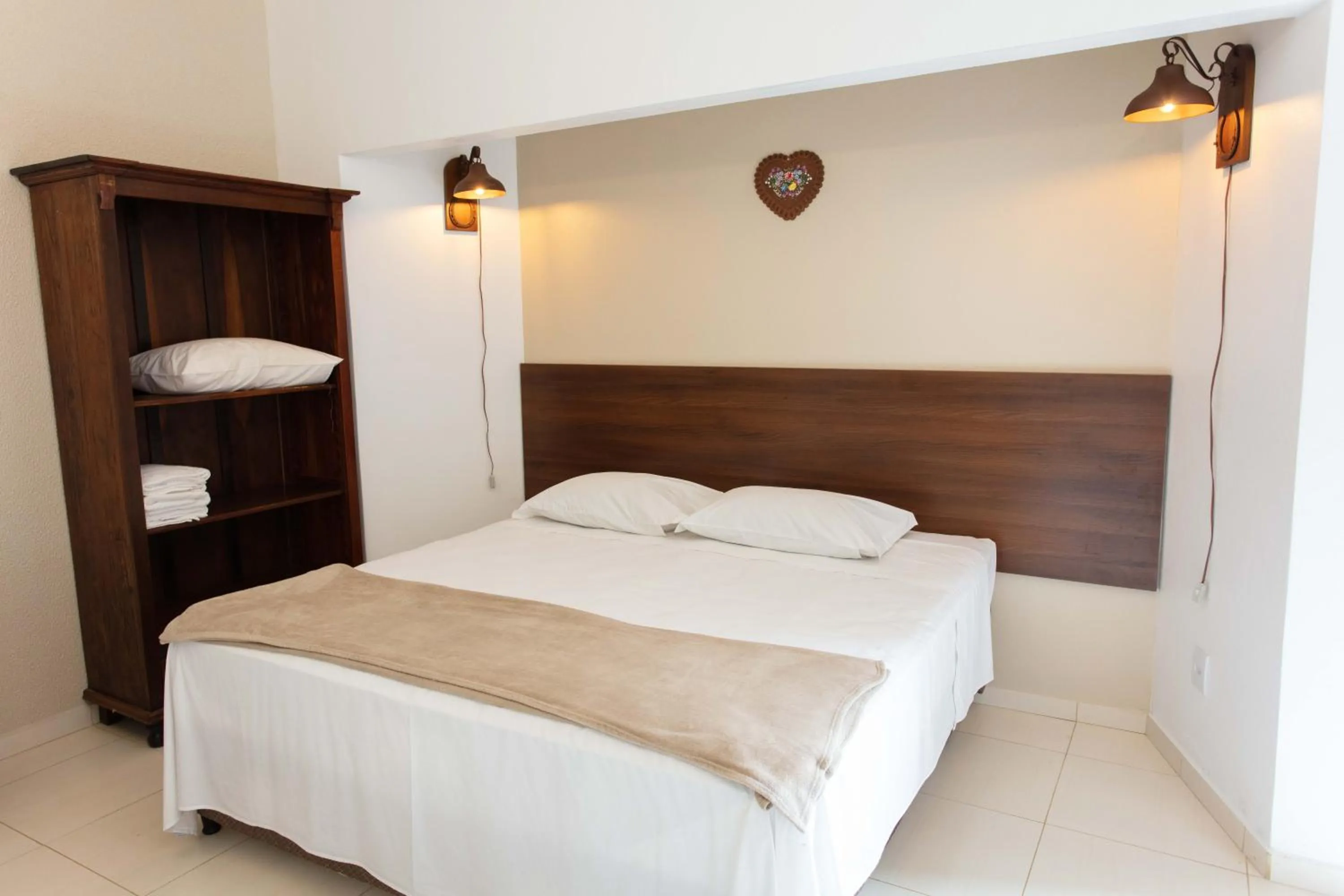 Bed in Hotel Fazenda Casarão do Vale