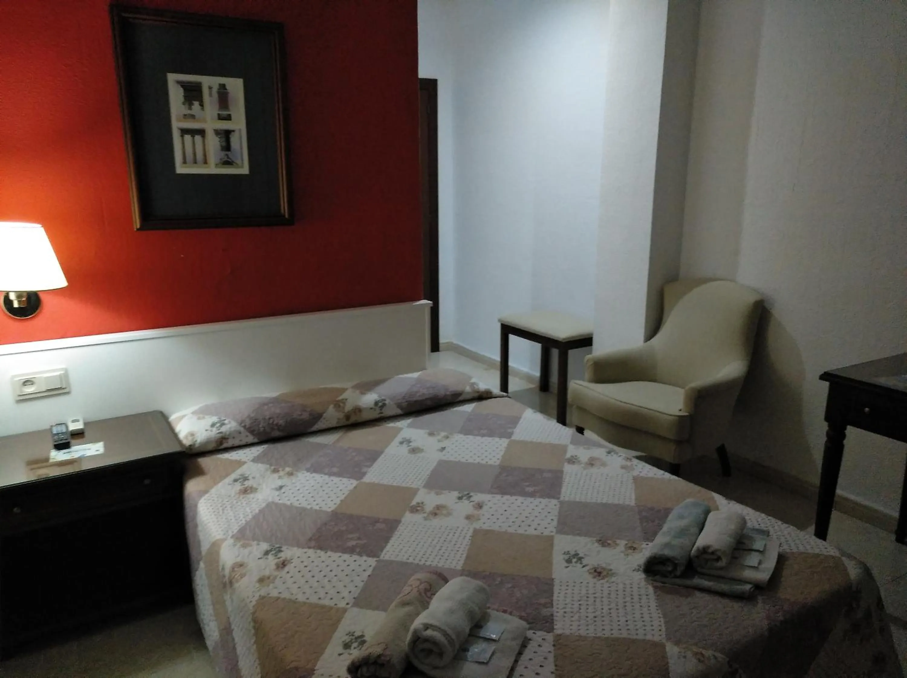 Bed in Hotel Nuevo Ara