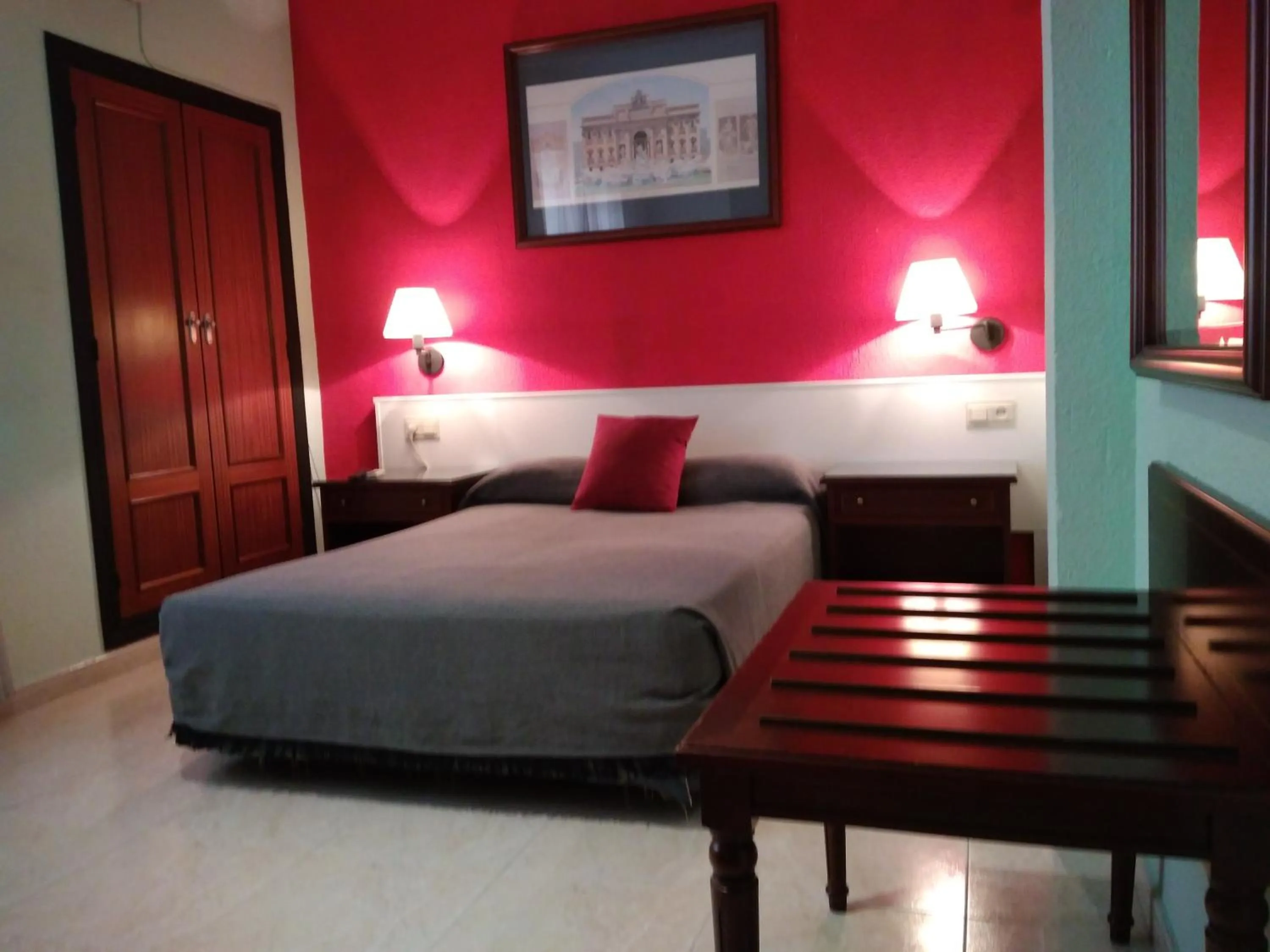 Bed in Hotel Nuevo Ara