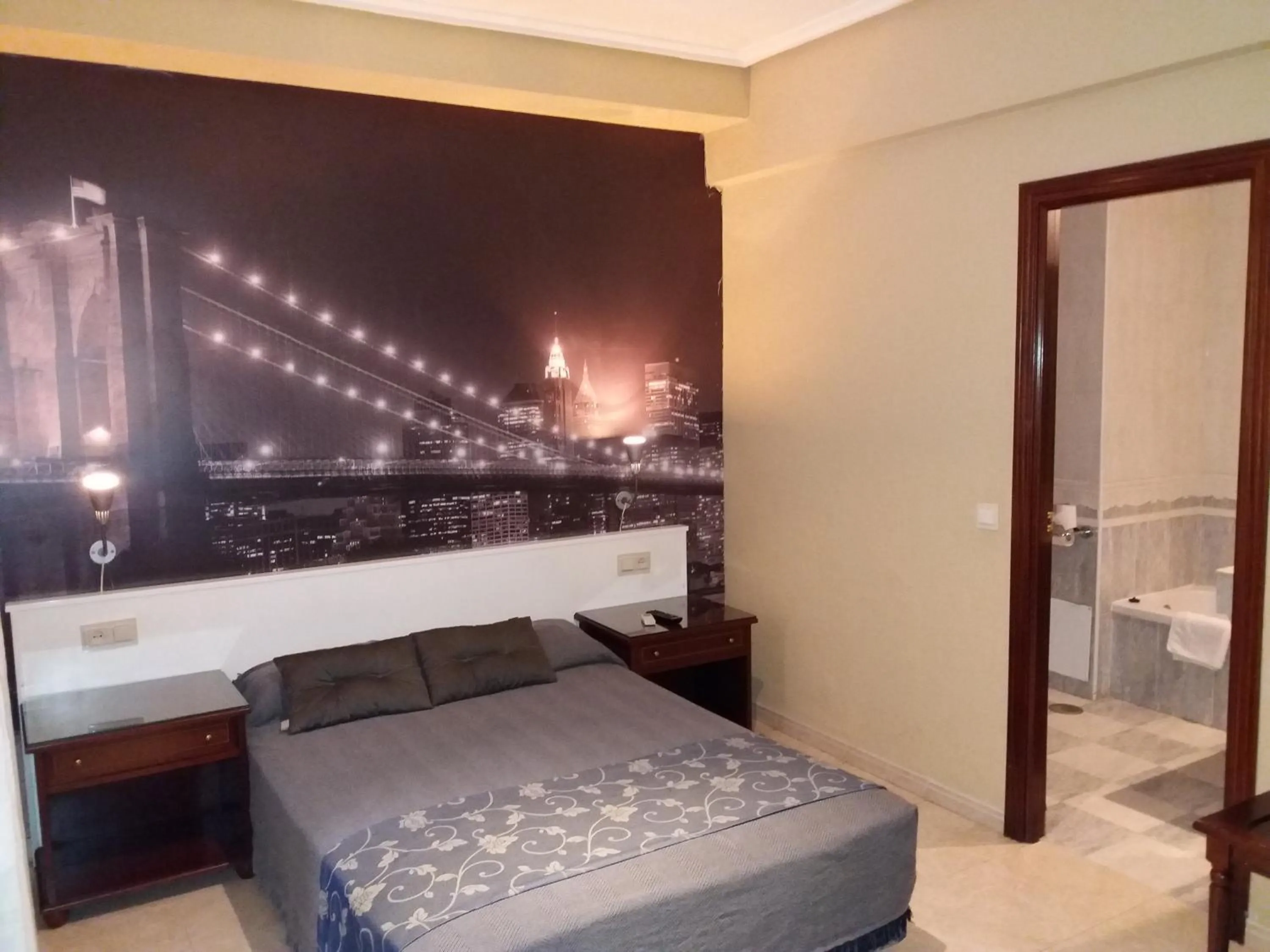 Bed in Hotel Nuevo Ara