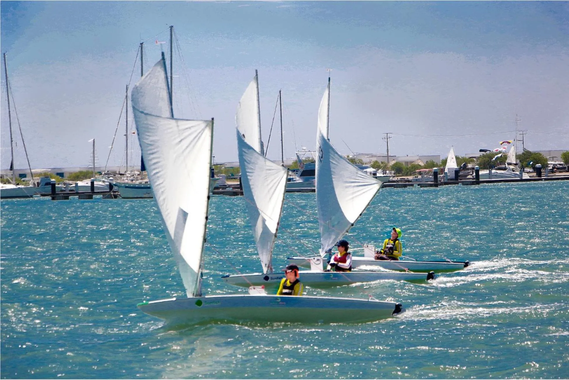 People in Marina Puerto Velero