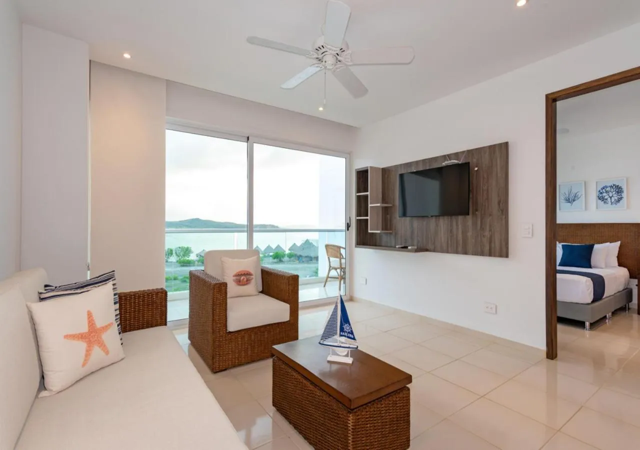 Living room in Marina Puerto Velero