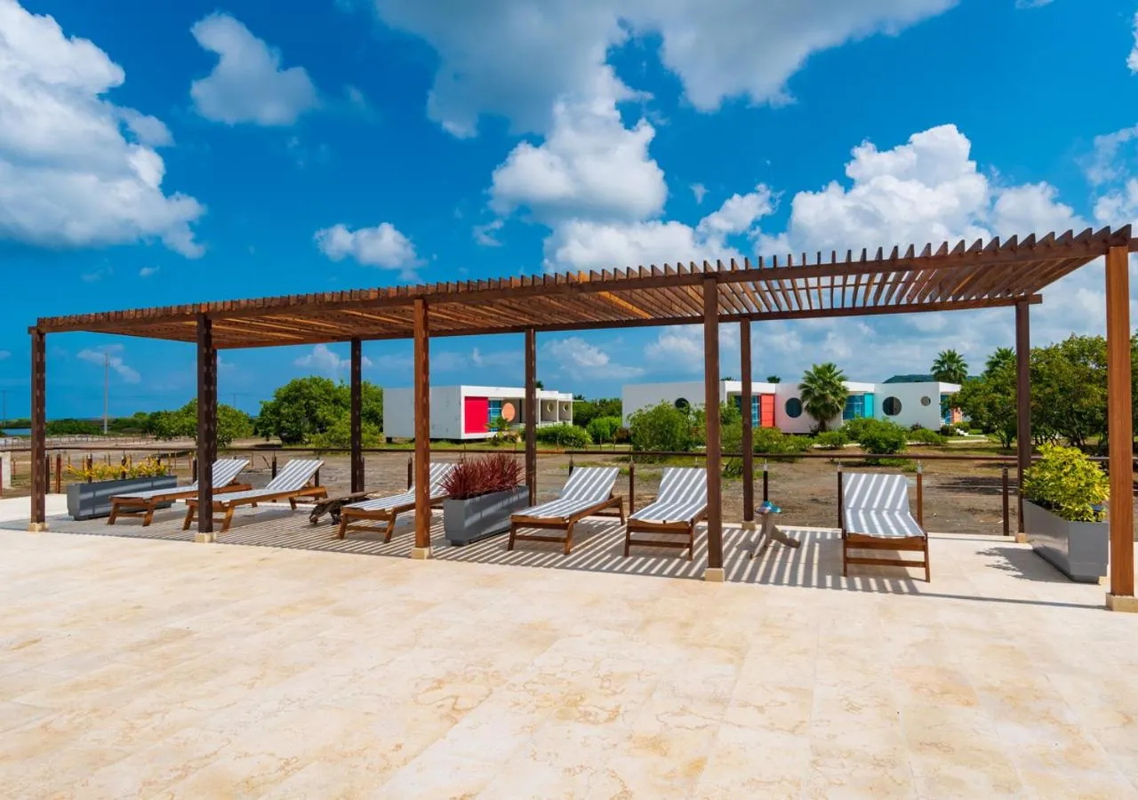 Seating area in Marina Puerto Velero