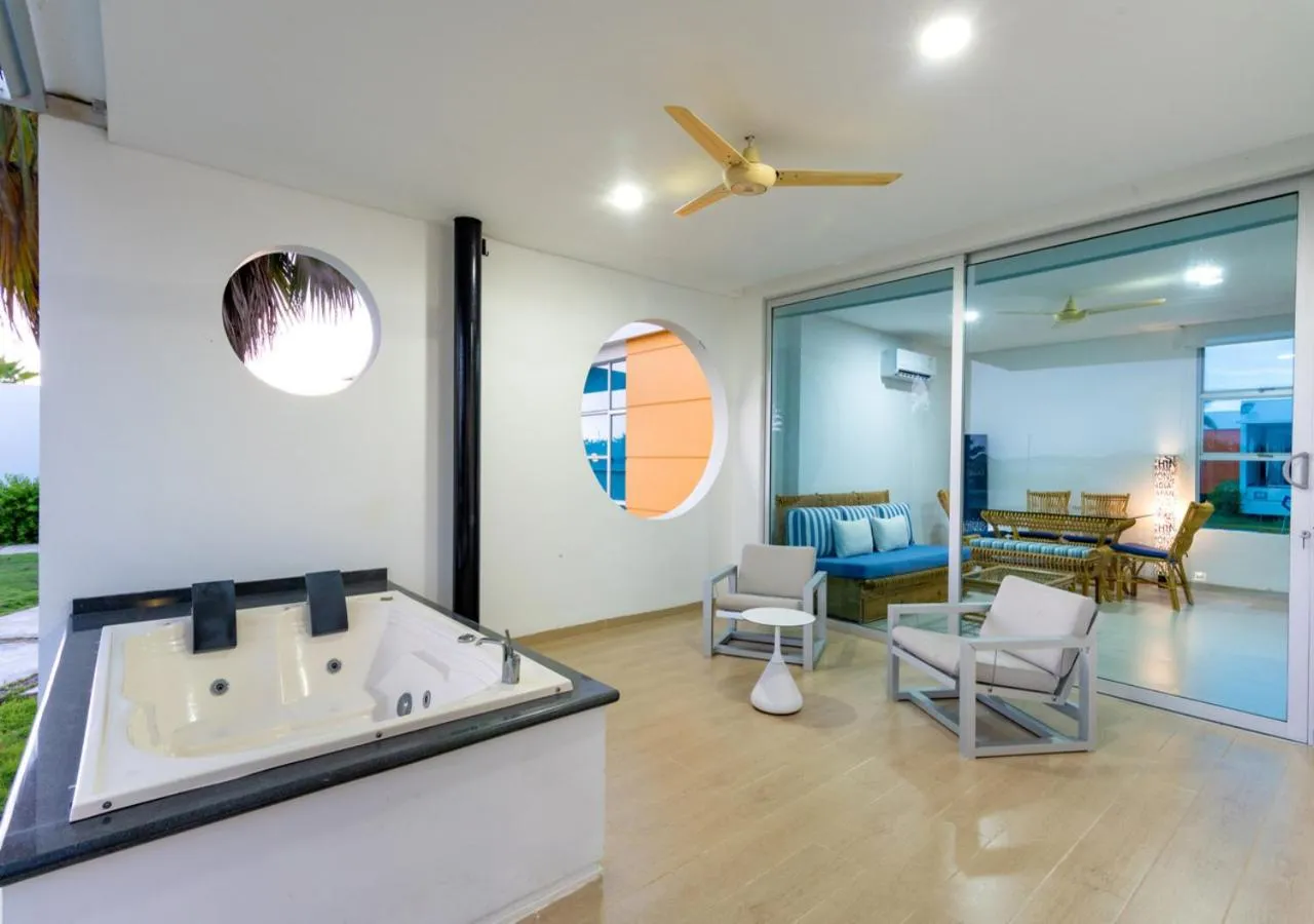 Steam room in Marina Puerto Velero