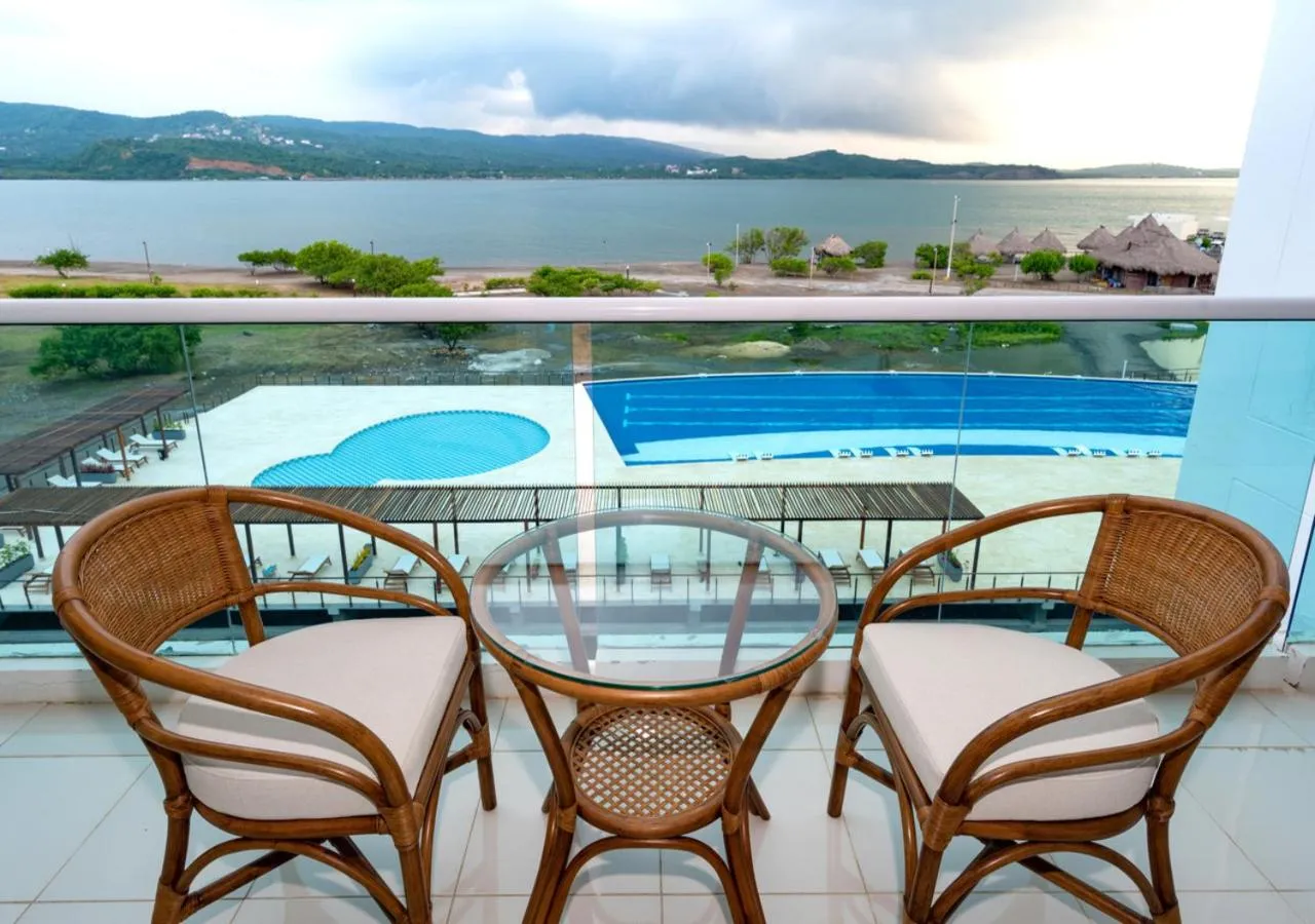 Seating area in Marina Puerto Velero
