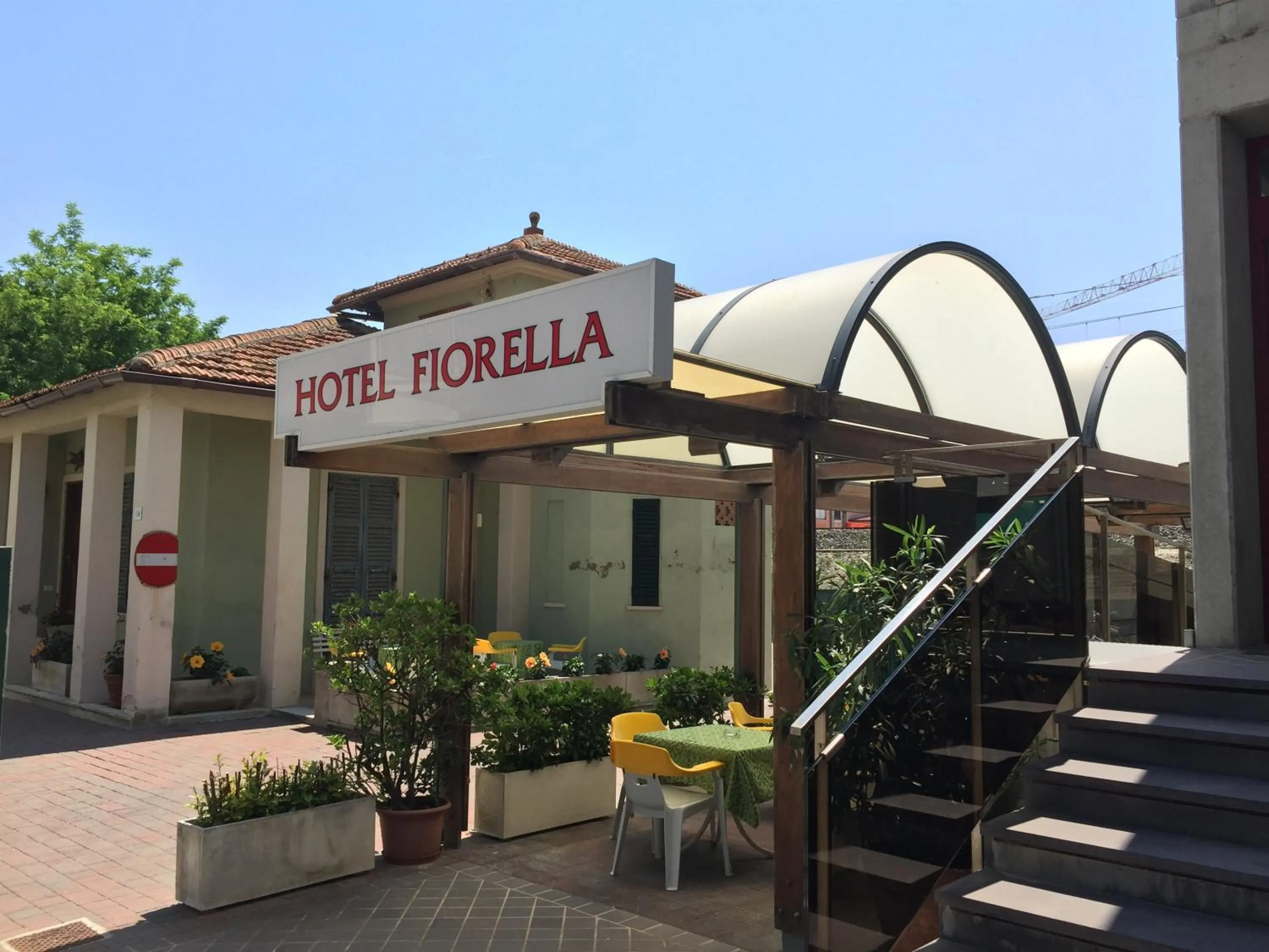 Facade/entrance in Hotel Fiorella