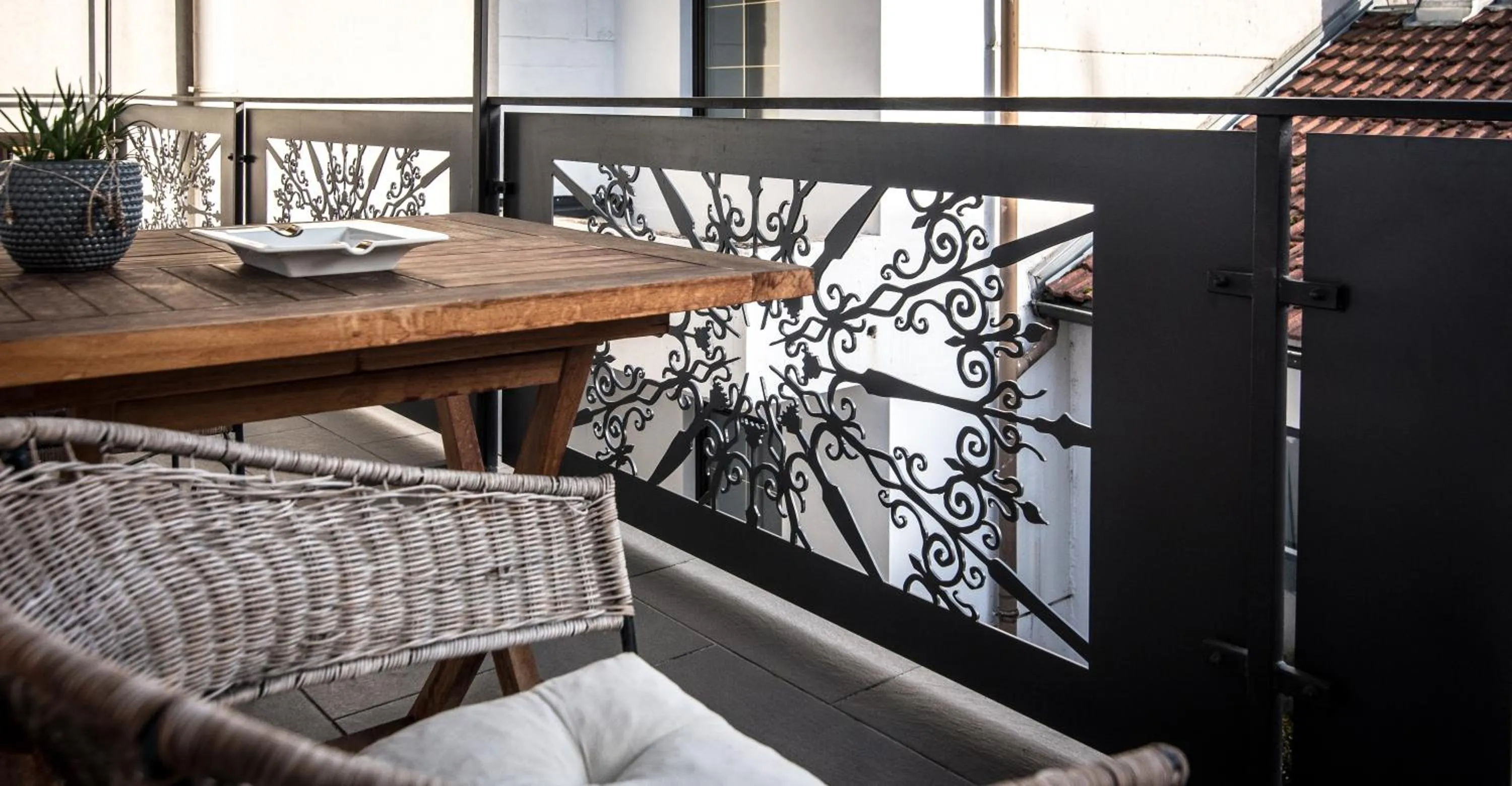 Balcony/Terrace in Frühstückshotel im Goldschmiedehaus