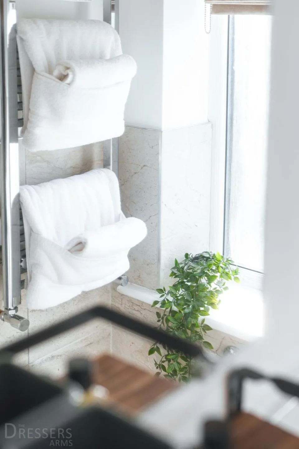 Bed in Rooms at The Dressers Arms