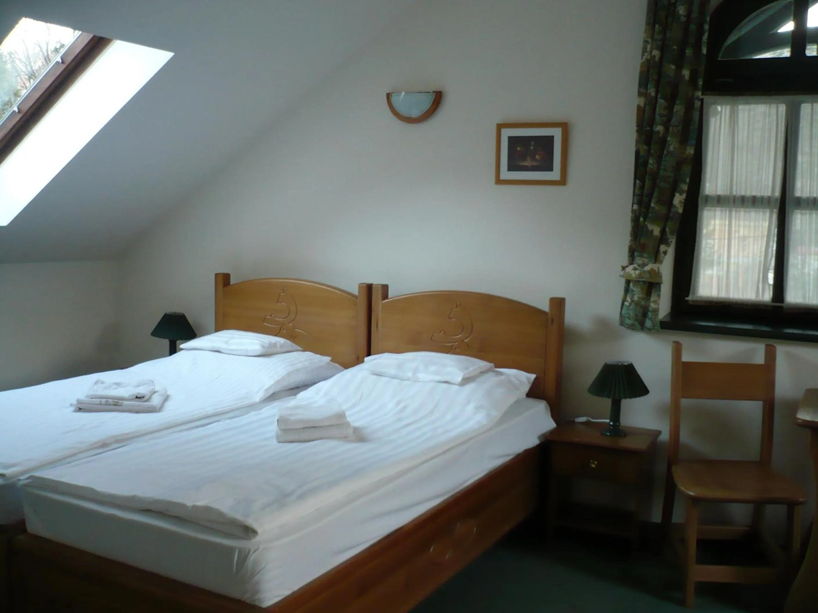 Bedroom, Bed in St. Hubertus Étterem és Panzió