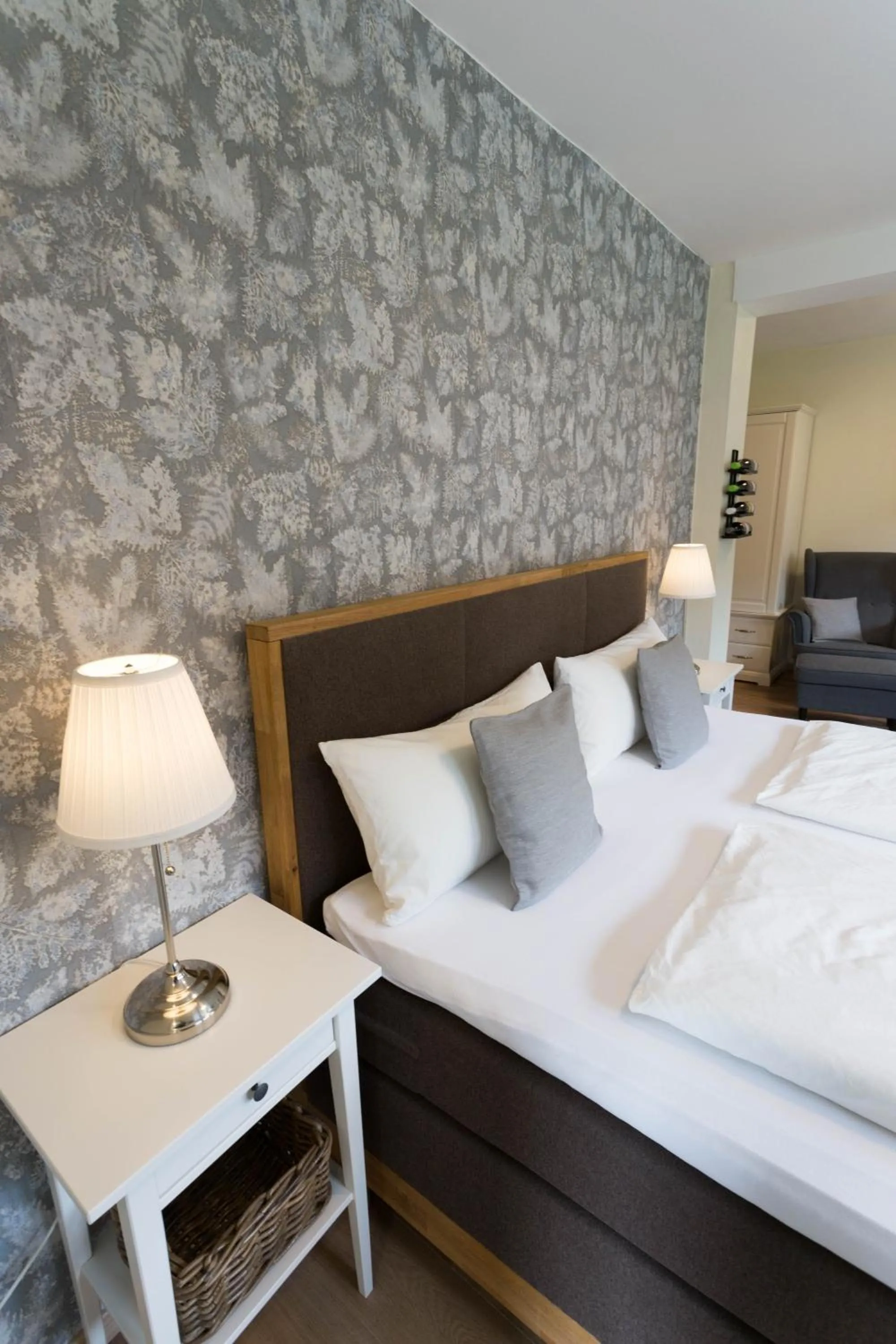 Bedroom, Bed in Hotel Restaurant Sonnenlay