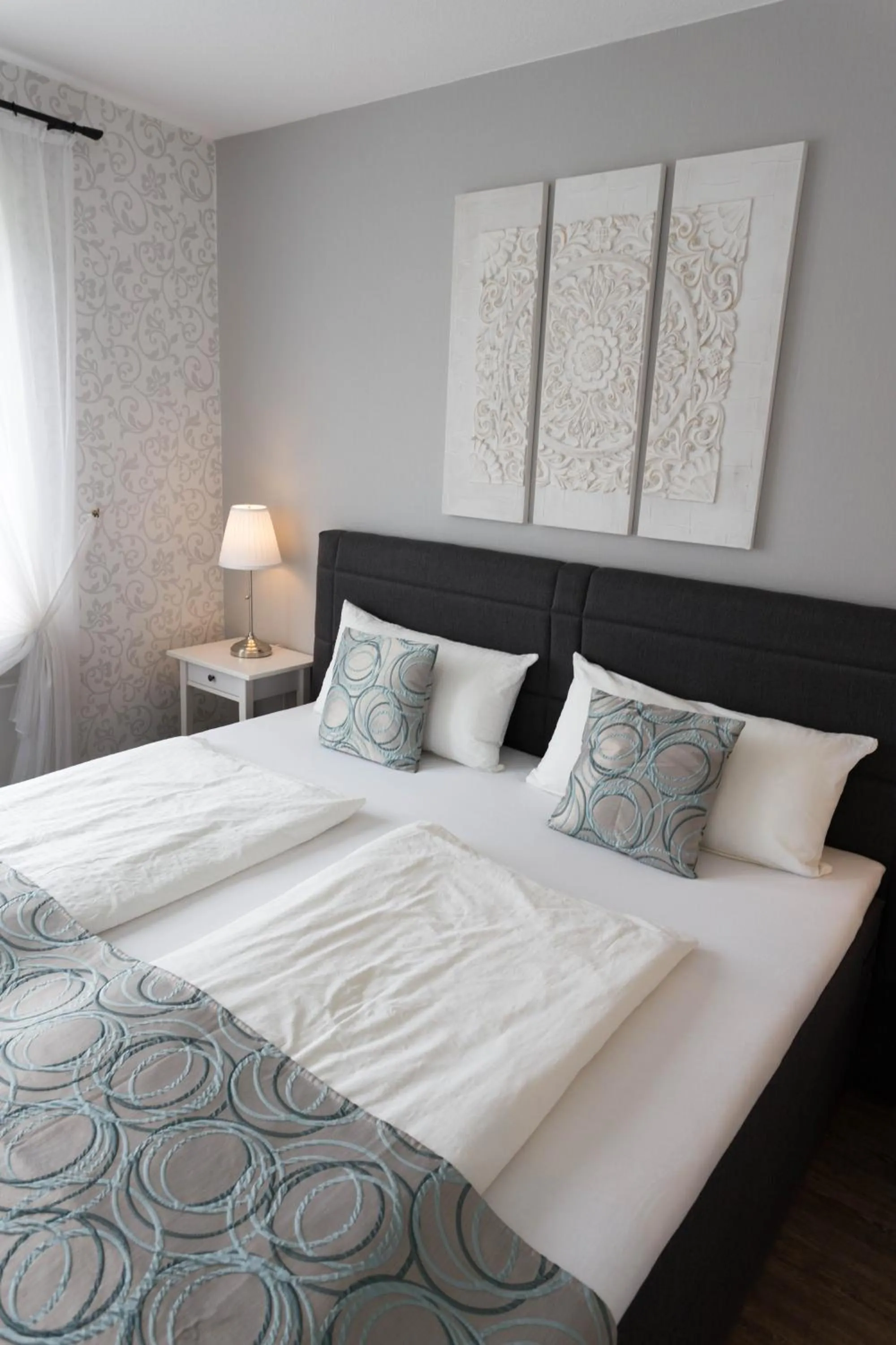 Bedroom, Bed in Hotel Restaurant Sonnenlay