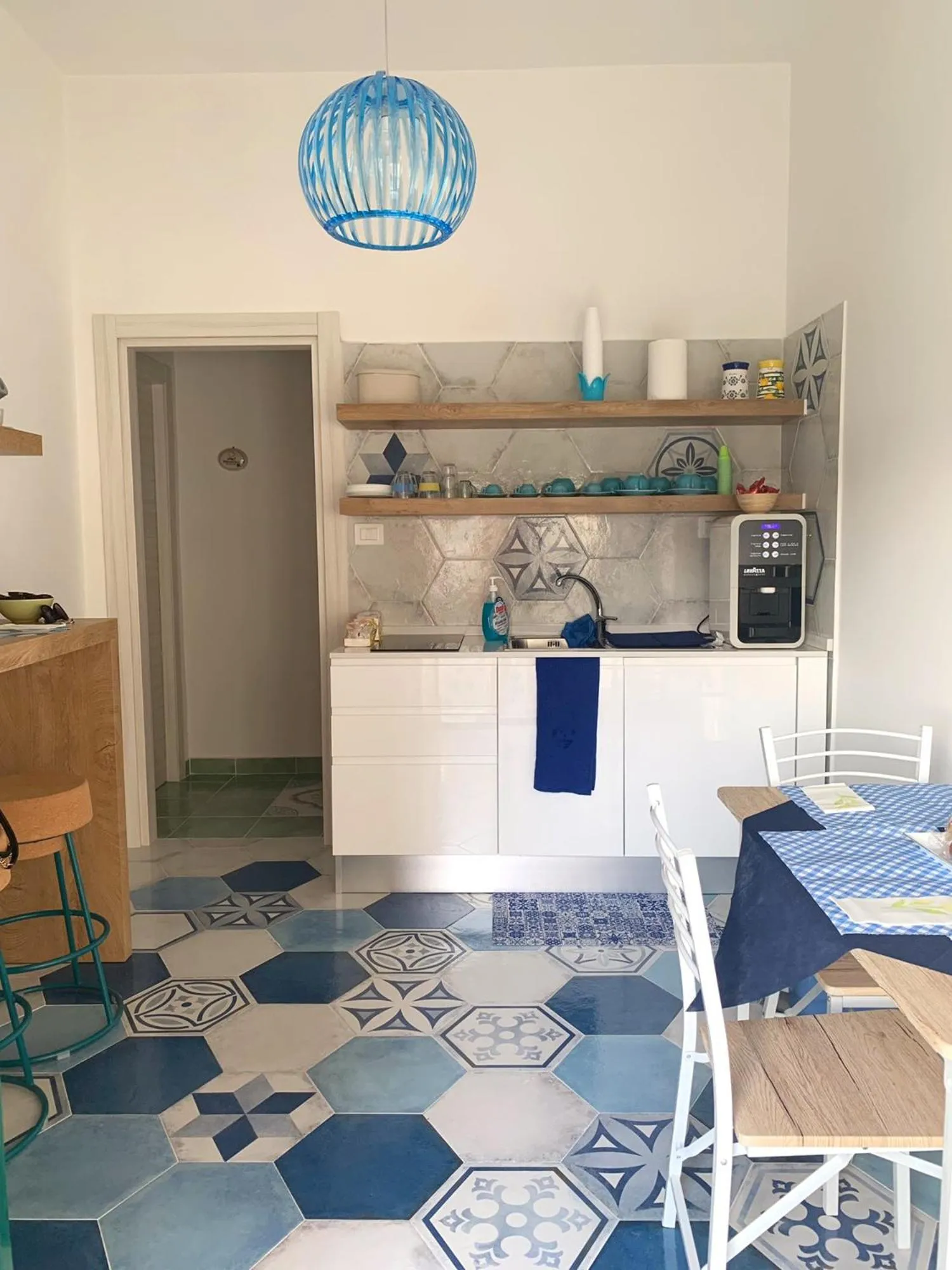 Kitchen or kitchenette in Mille tramonti Agropoli sunset suite