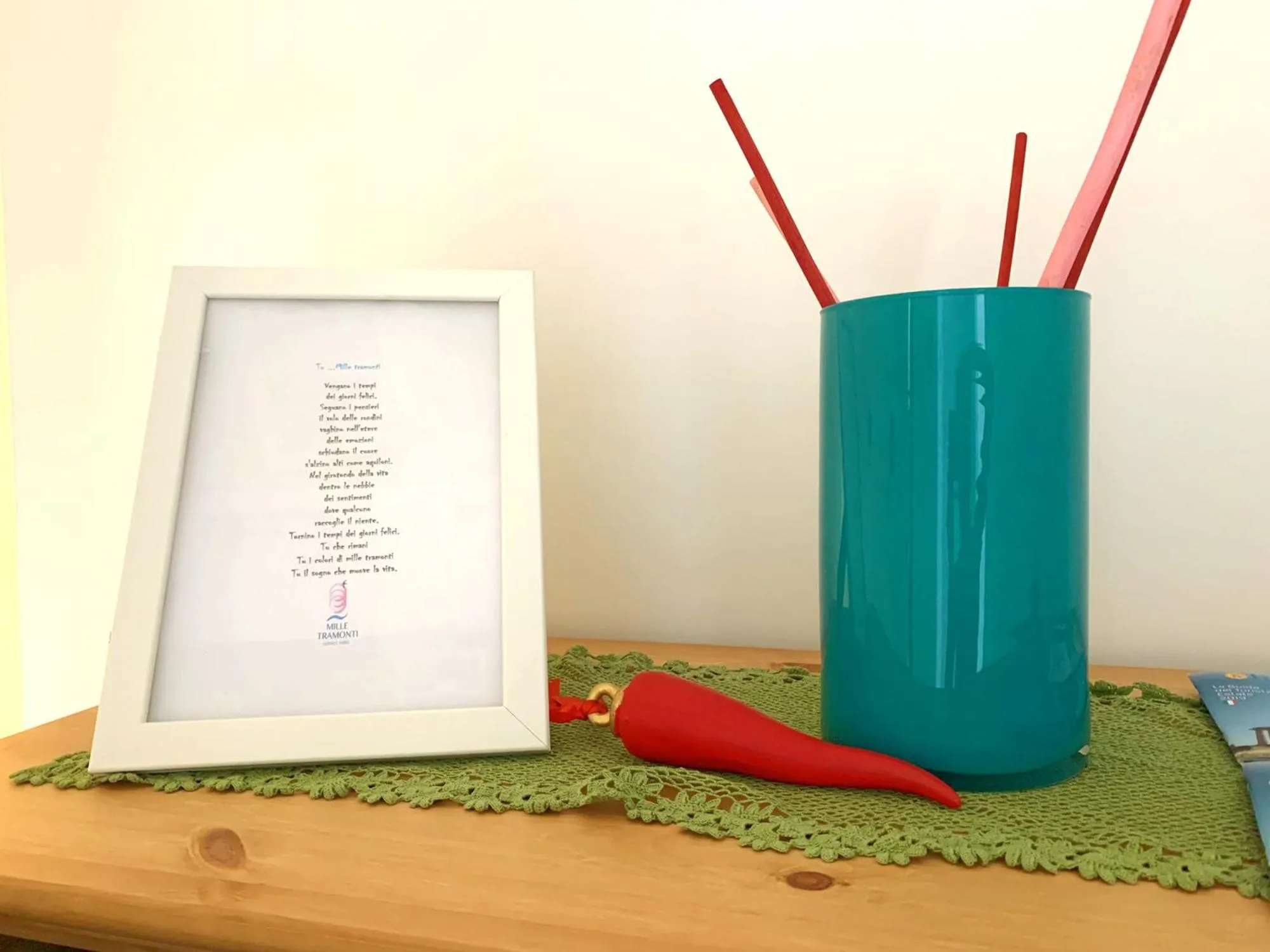 Logo/Certificate/Sign in Mille tramonti Agropoli sunset suite