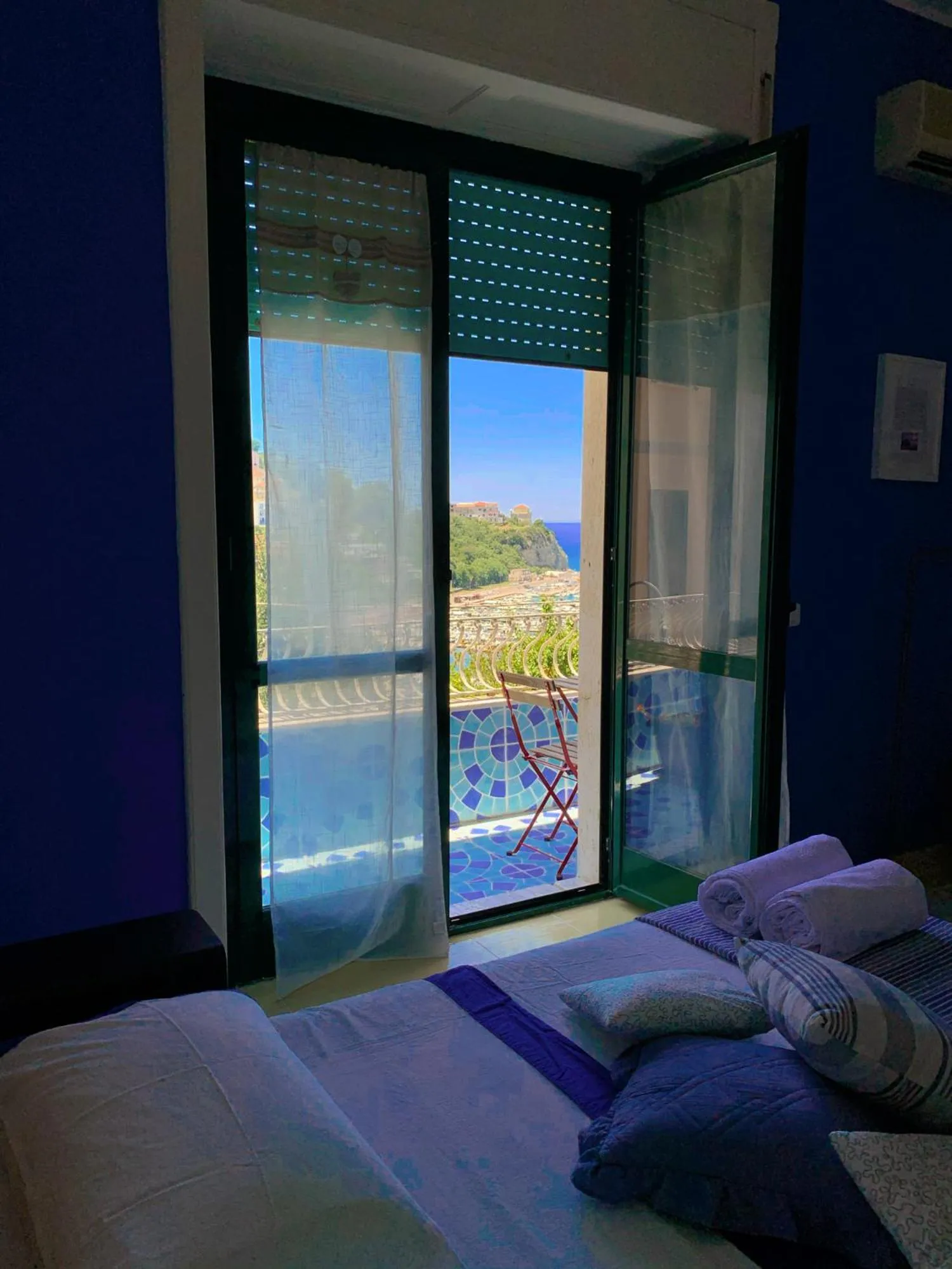 Bed in Mille tramonti Agropoli sunset suite