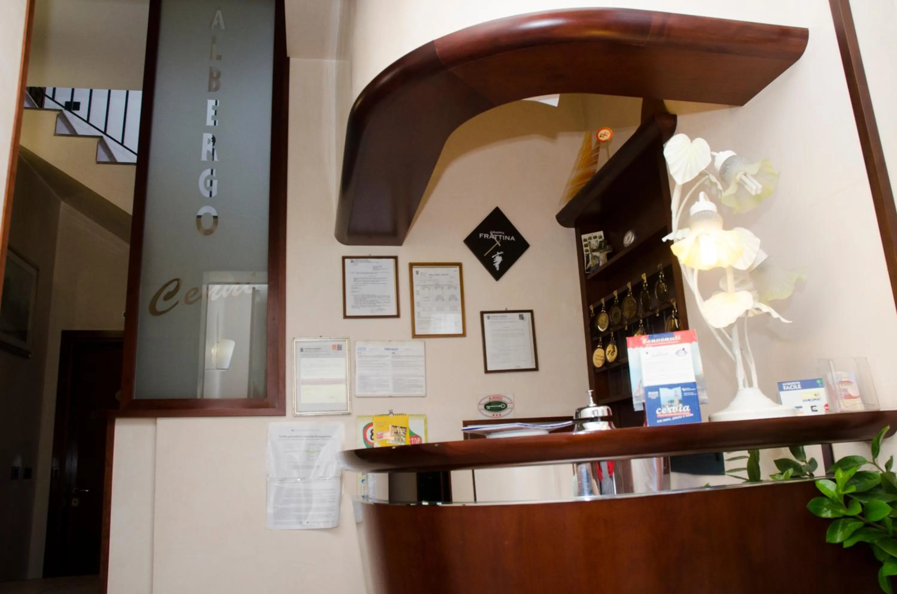 Lobby or reception in Albergo Cenni