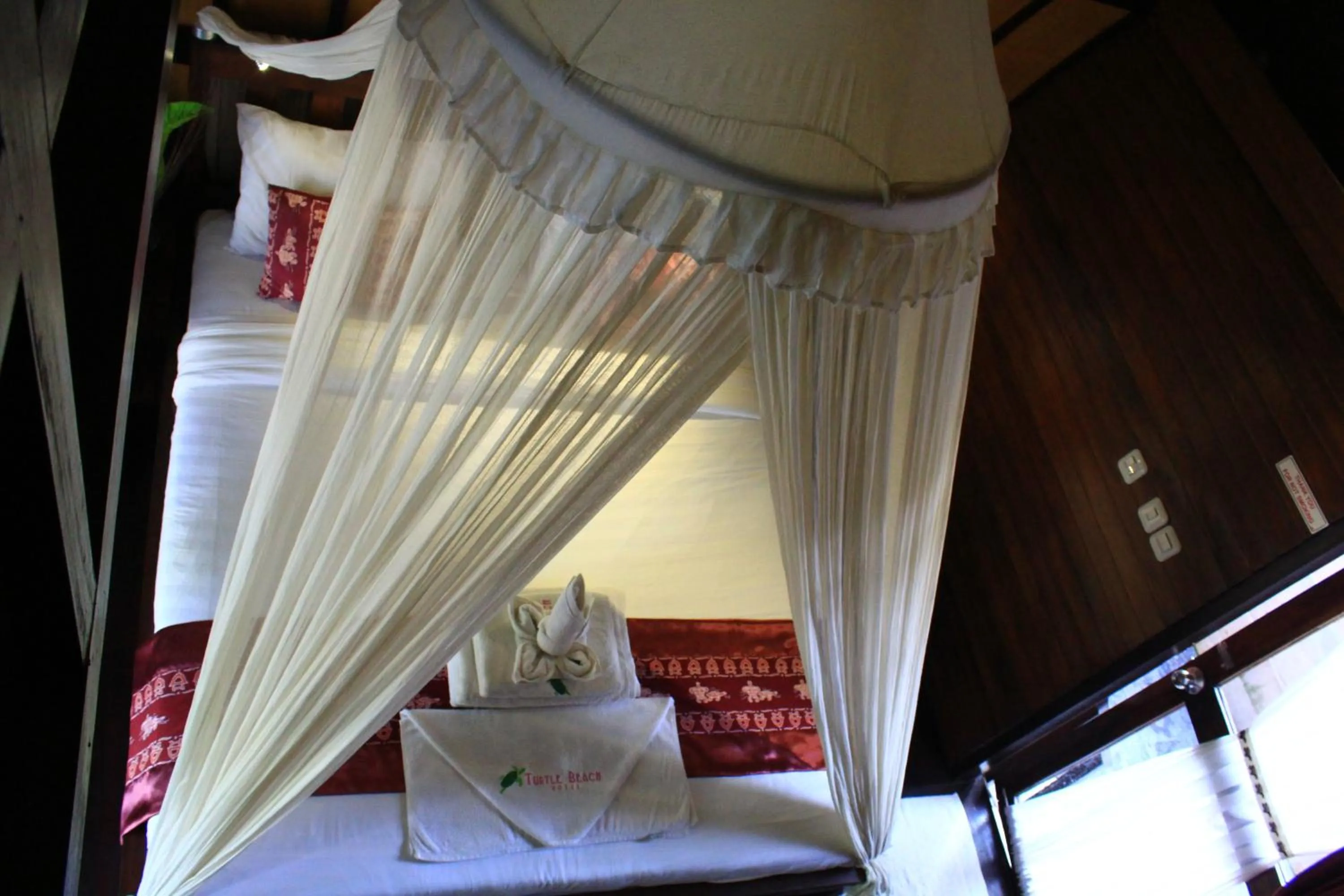 Bed in Turtle Beach Hotel