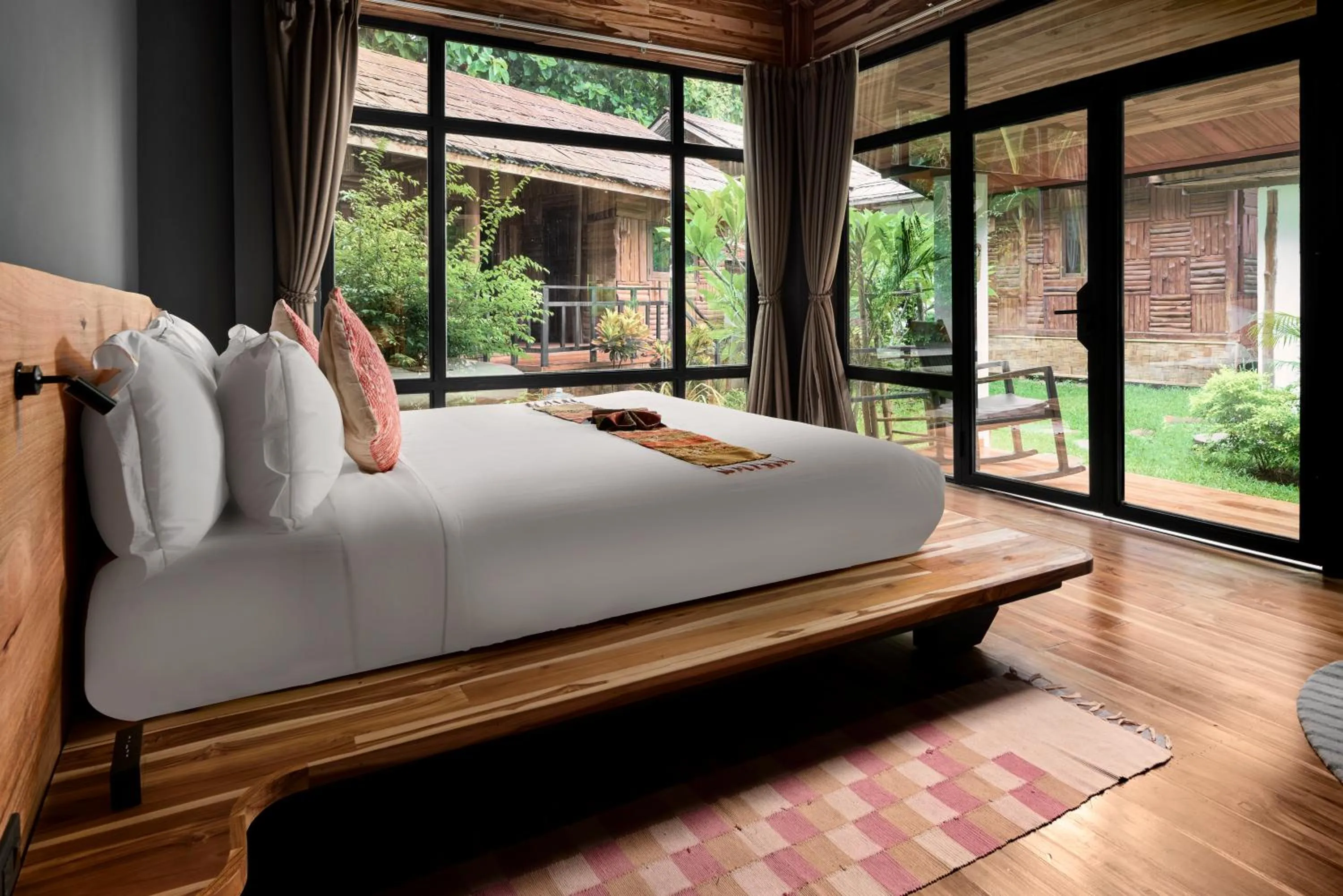 Bedroom, Bed in The Namkhan, a Small Luxury Hotel of the World