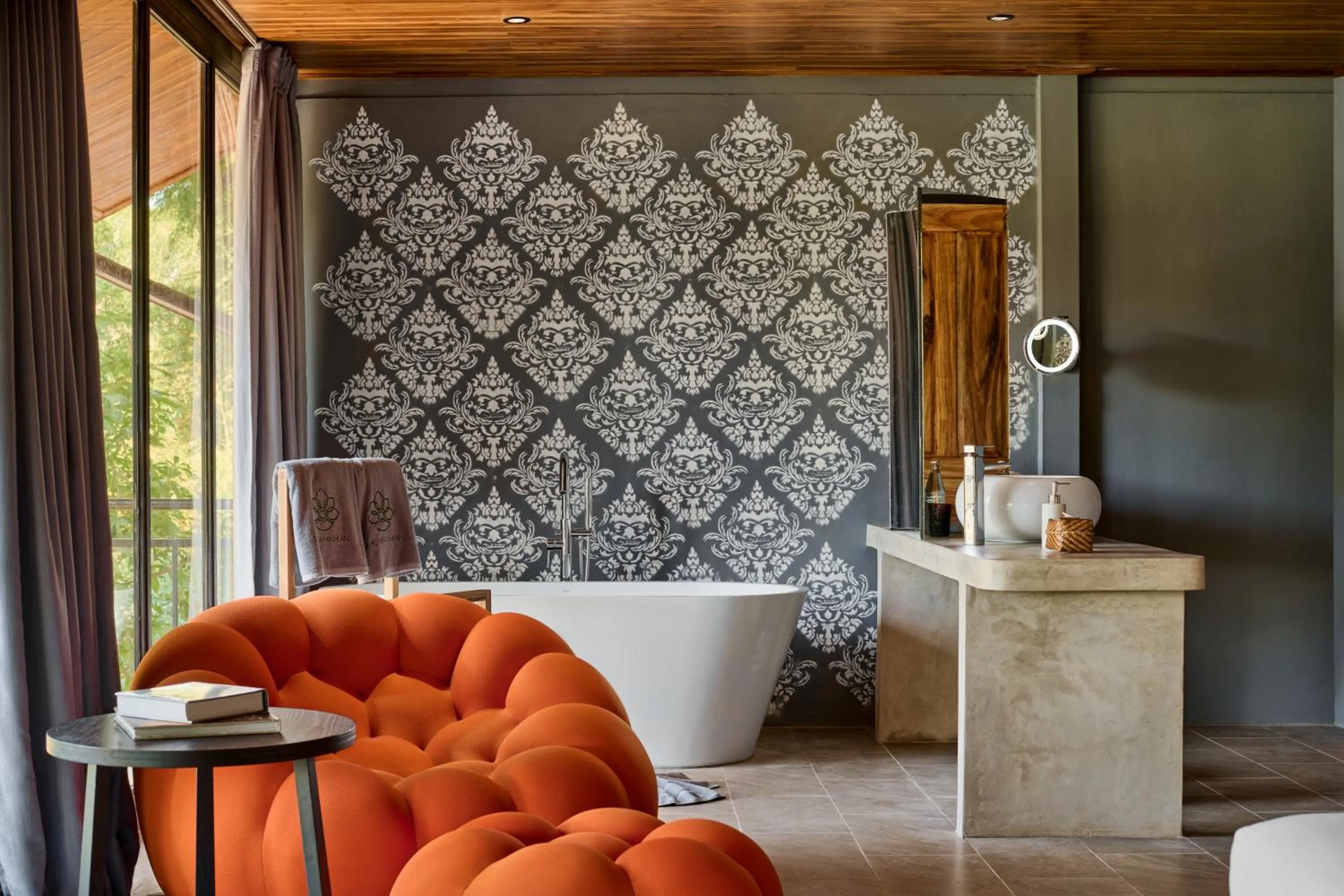 Bathroom in The Namkhan, a Small Luxury Hotel of the World