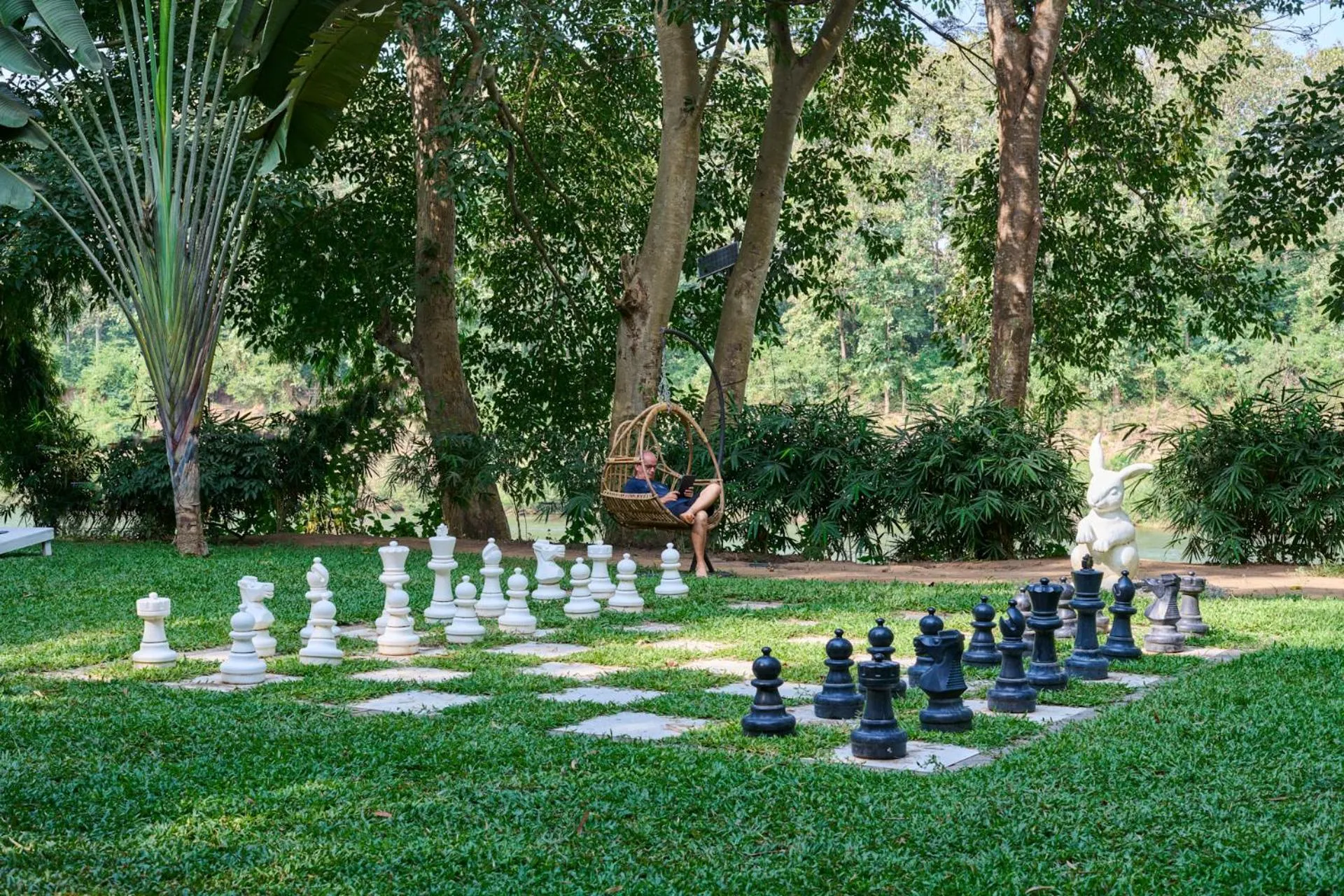 Children play ground in The Namkhan, a Small Luxury Hotel of the World