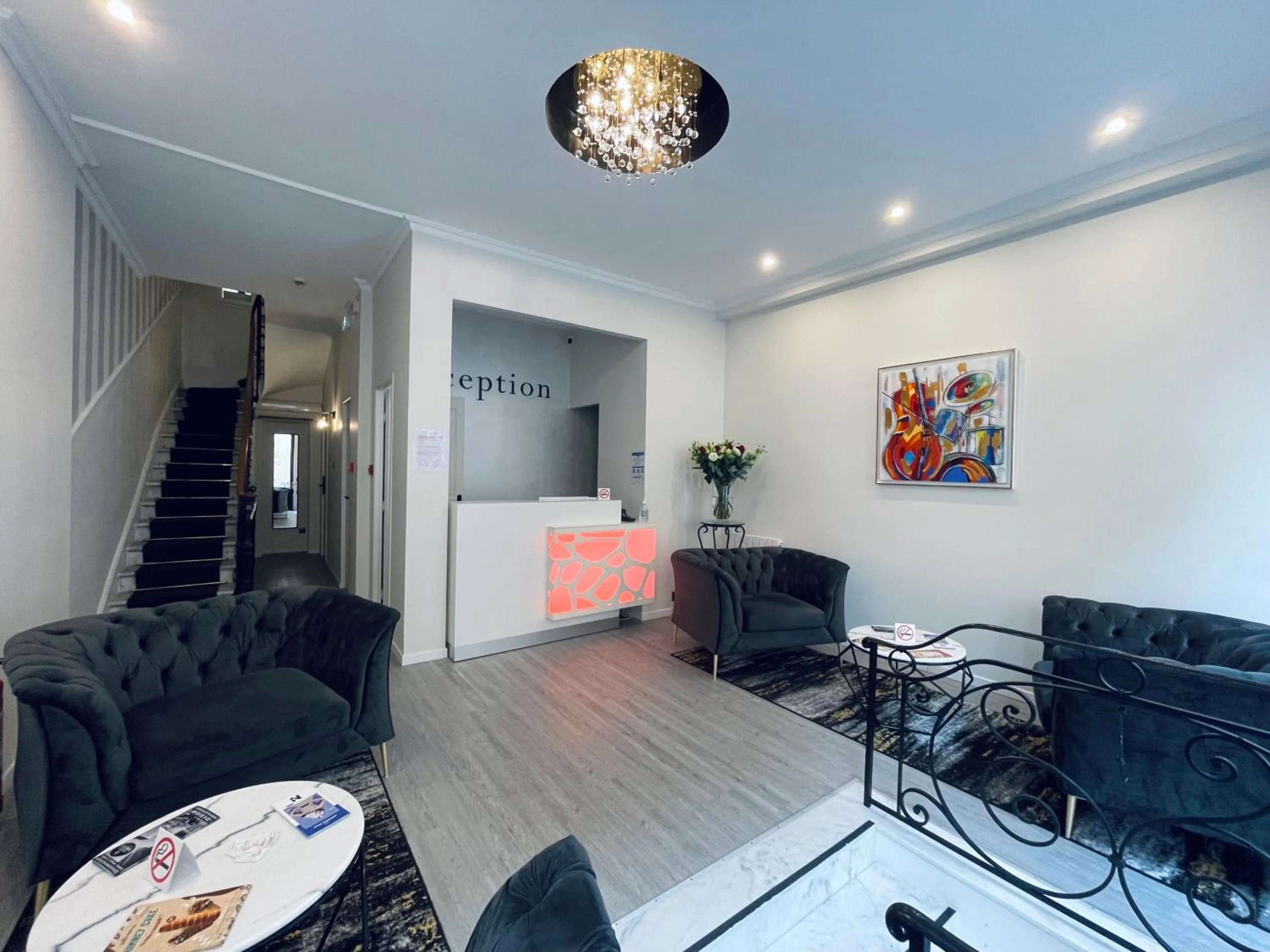 Living room in Villa Berlioz
