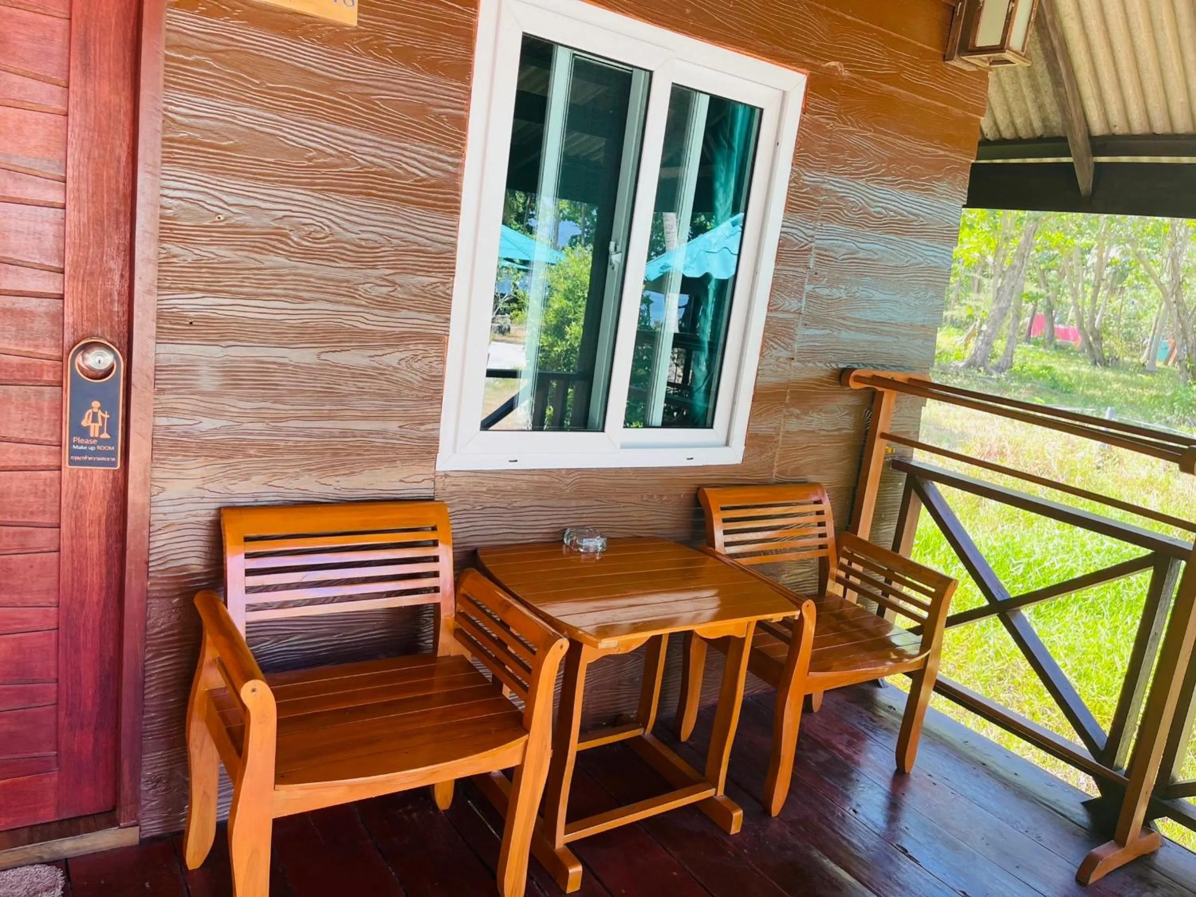 Balcony/Terrace in Koh Jum Delight Beach