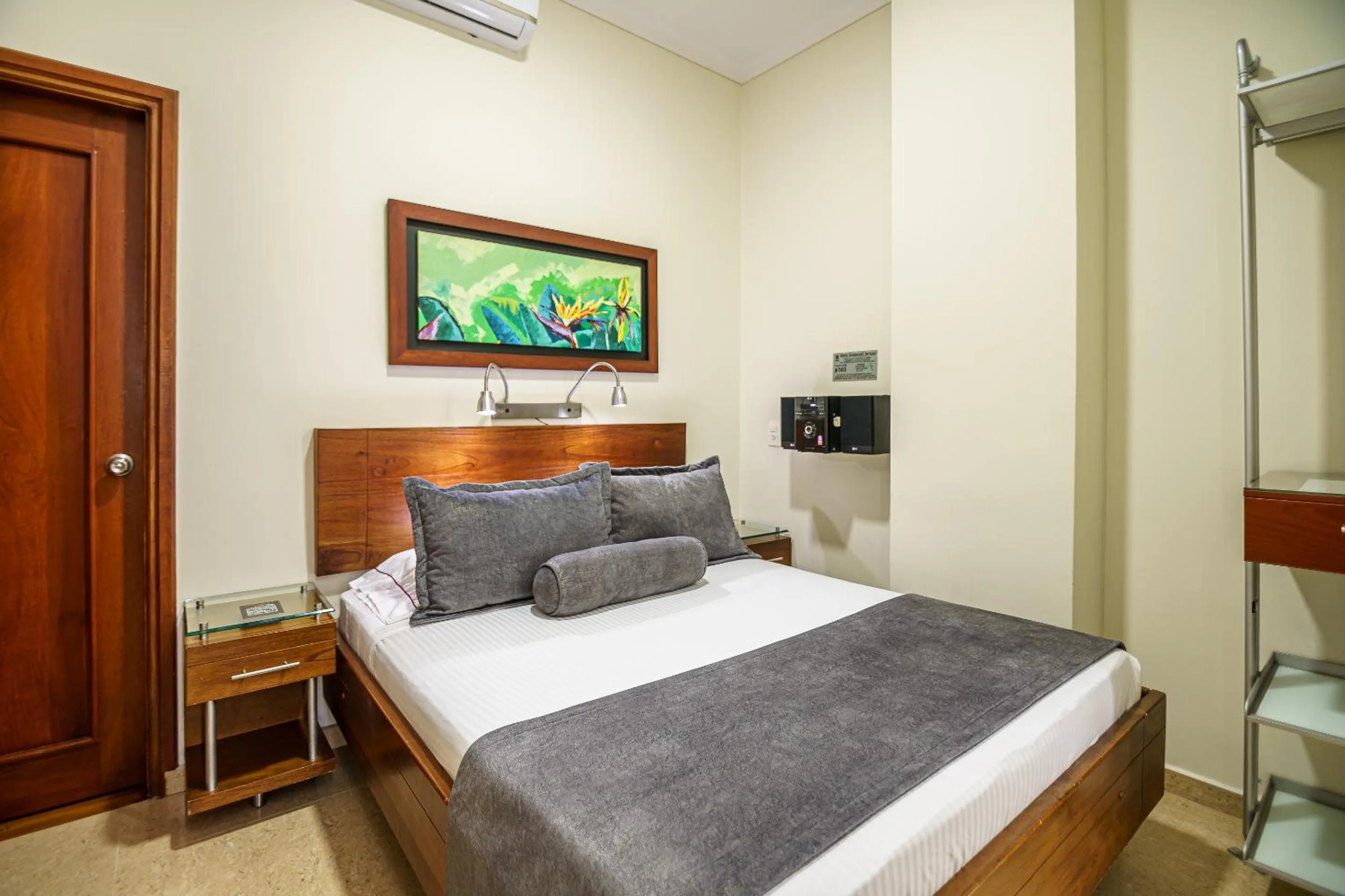 Bed in Hotel Sauces del Estadio