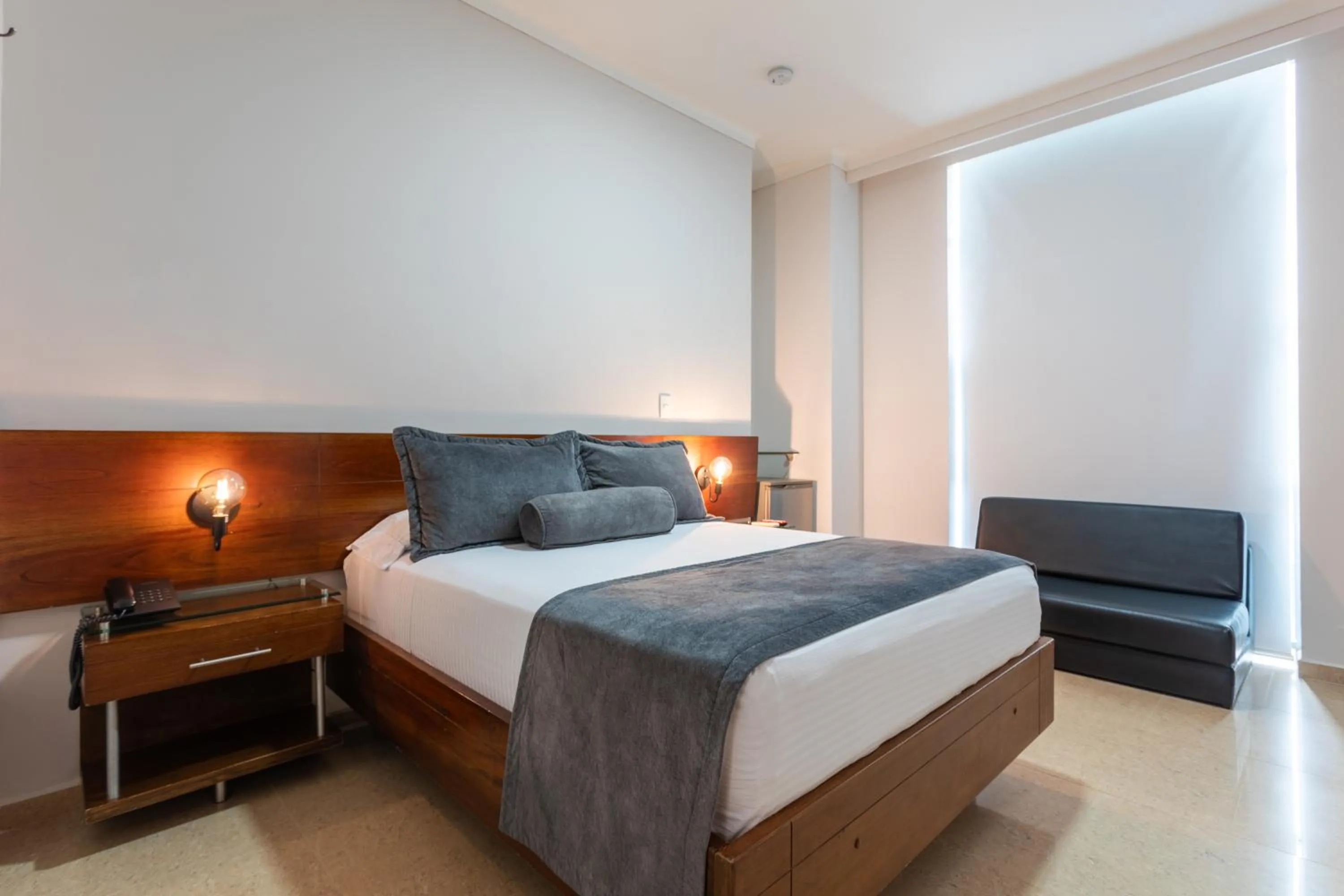 Bed in Hotel Sauces del Estadio