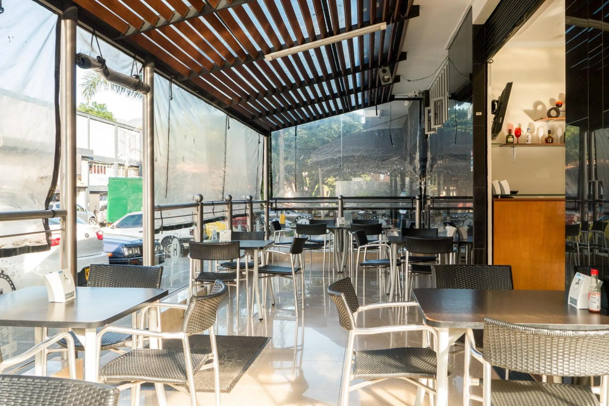 Communal lounge/ TV room in Hotel Sauces del Estadio