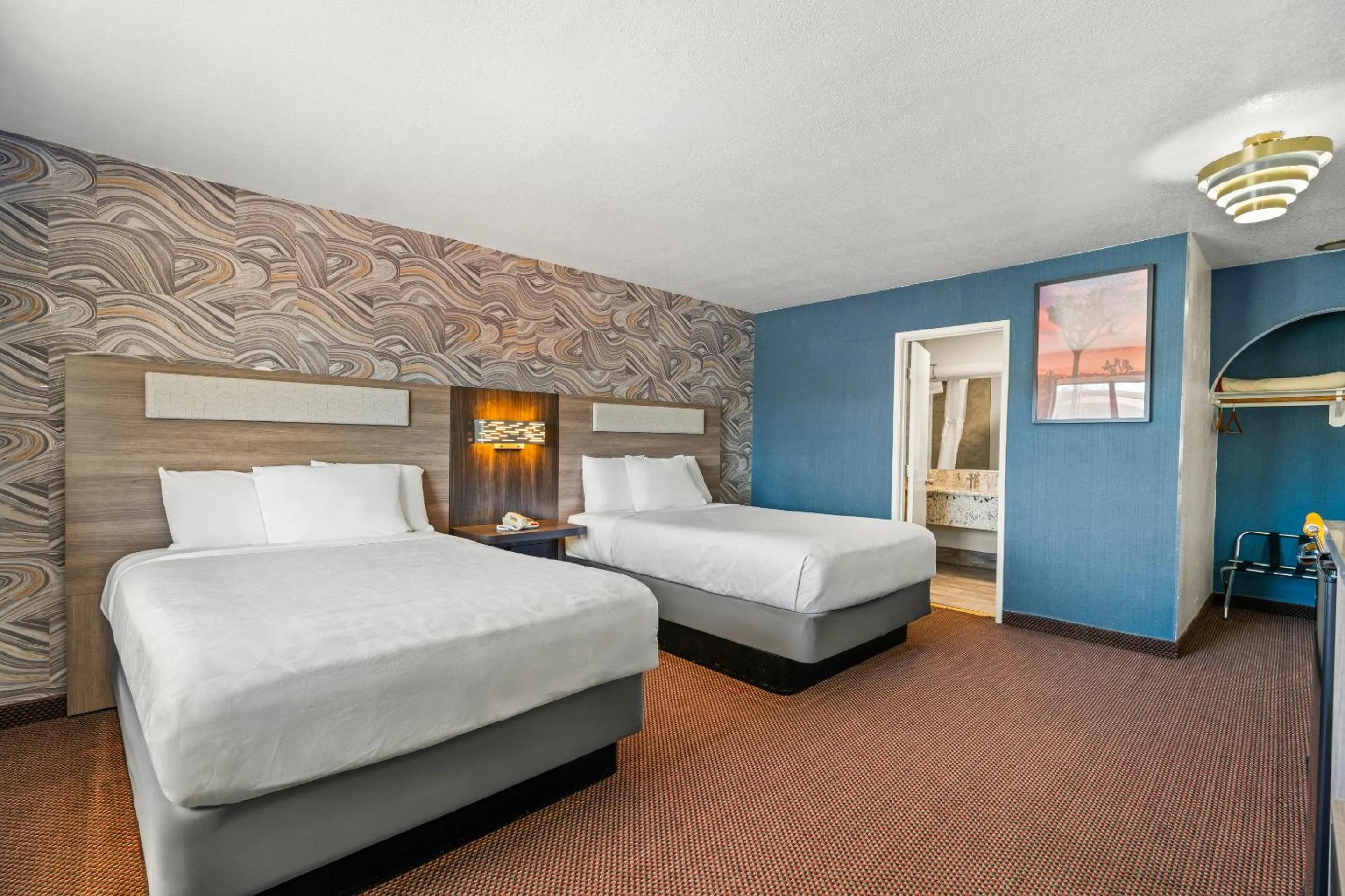 Bed in Americas Best Value Inn and Suites -Yucca Valley