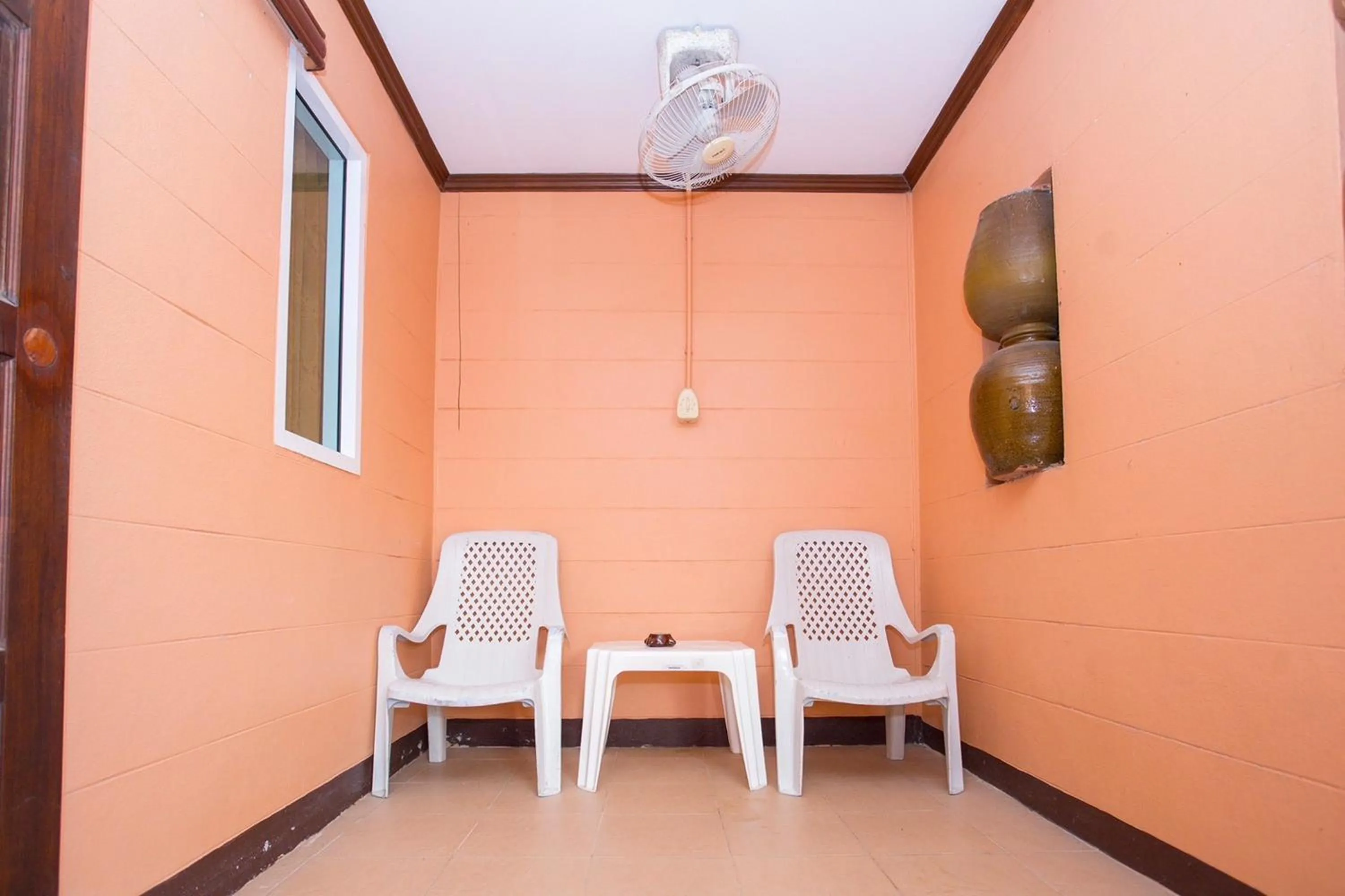 Seating area in M.P Resort