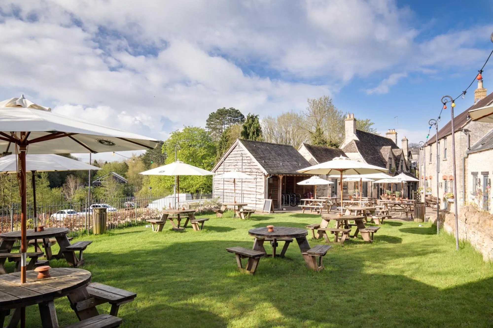 Garden in The Royal Oak Tetbury