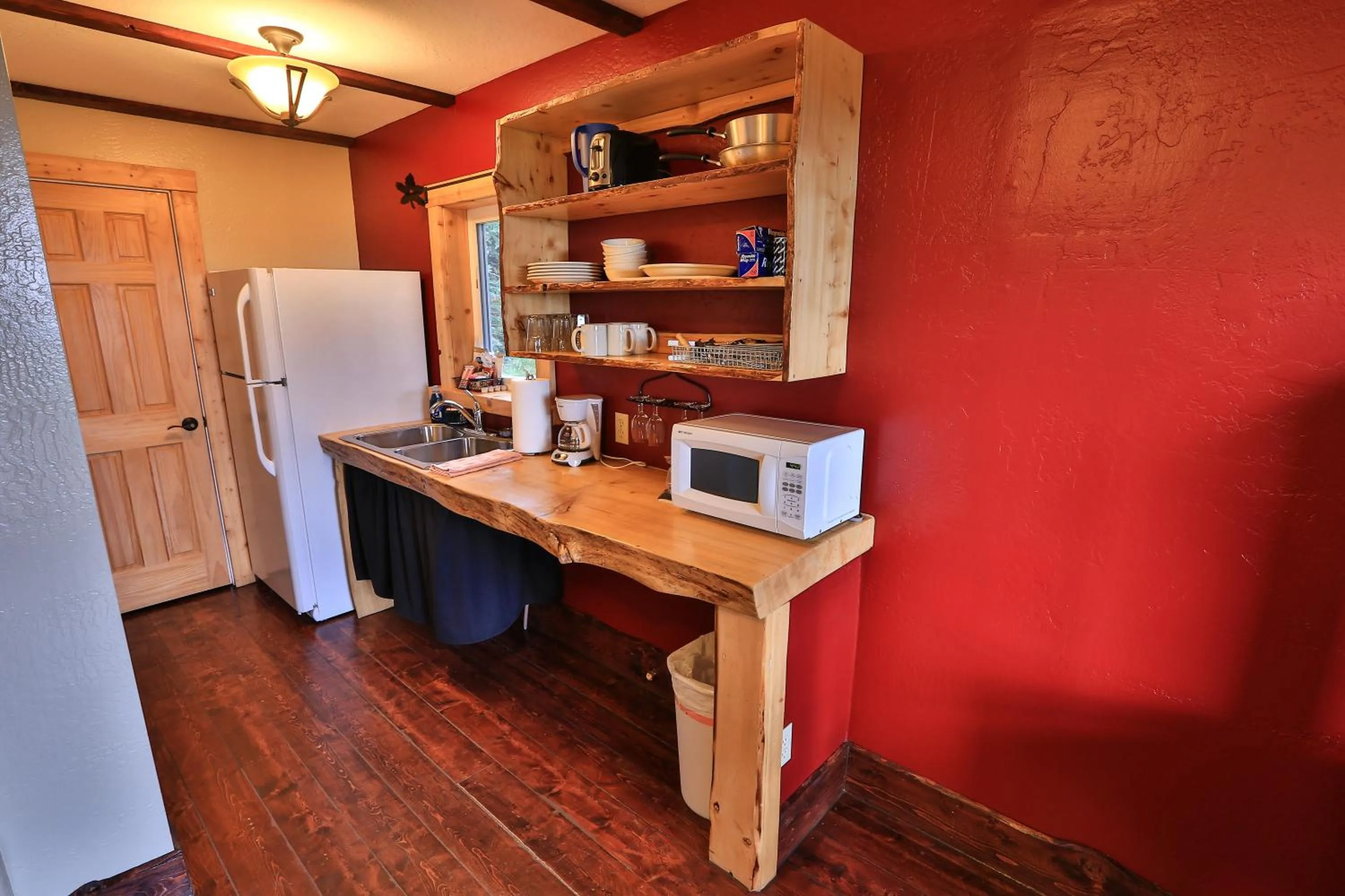 Kitchen or kitchenette in Kenai Peninsula Suites