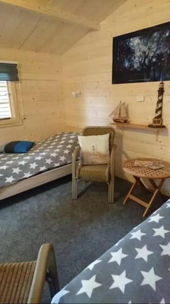 Bed in Slaaphuisjes LauwersmeerPlezier!