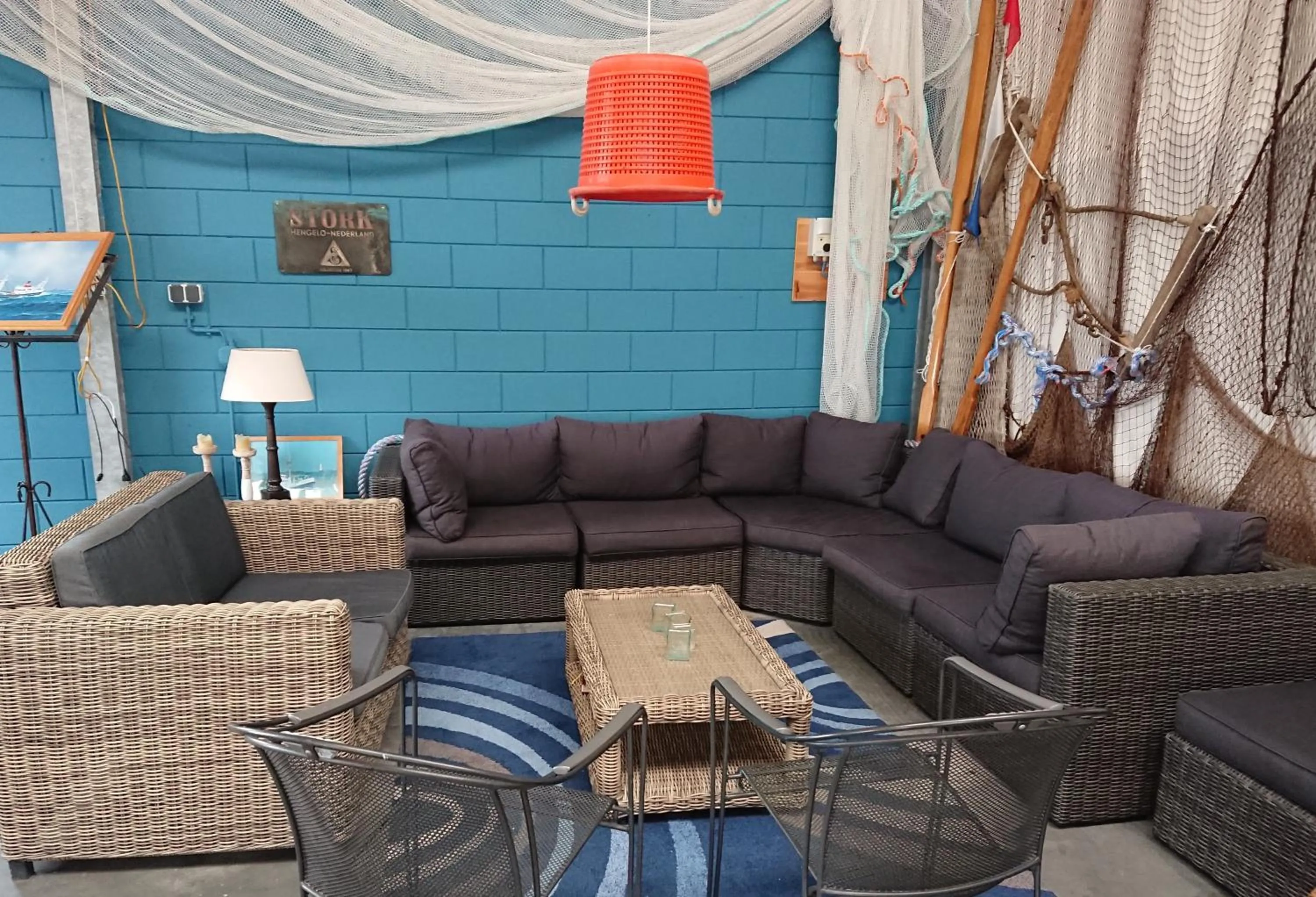 Living room in Slaaphuisjes LauwersmeerPlezier!