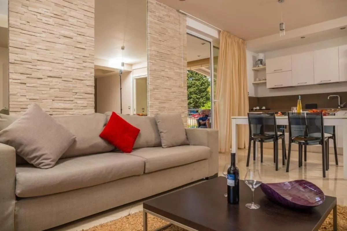 Living room in Kristal Paris Resort