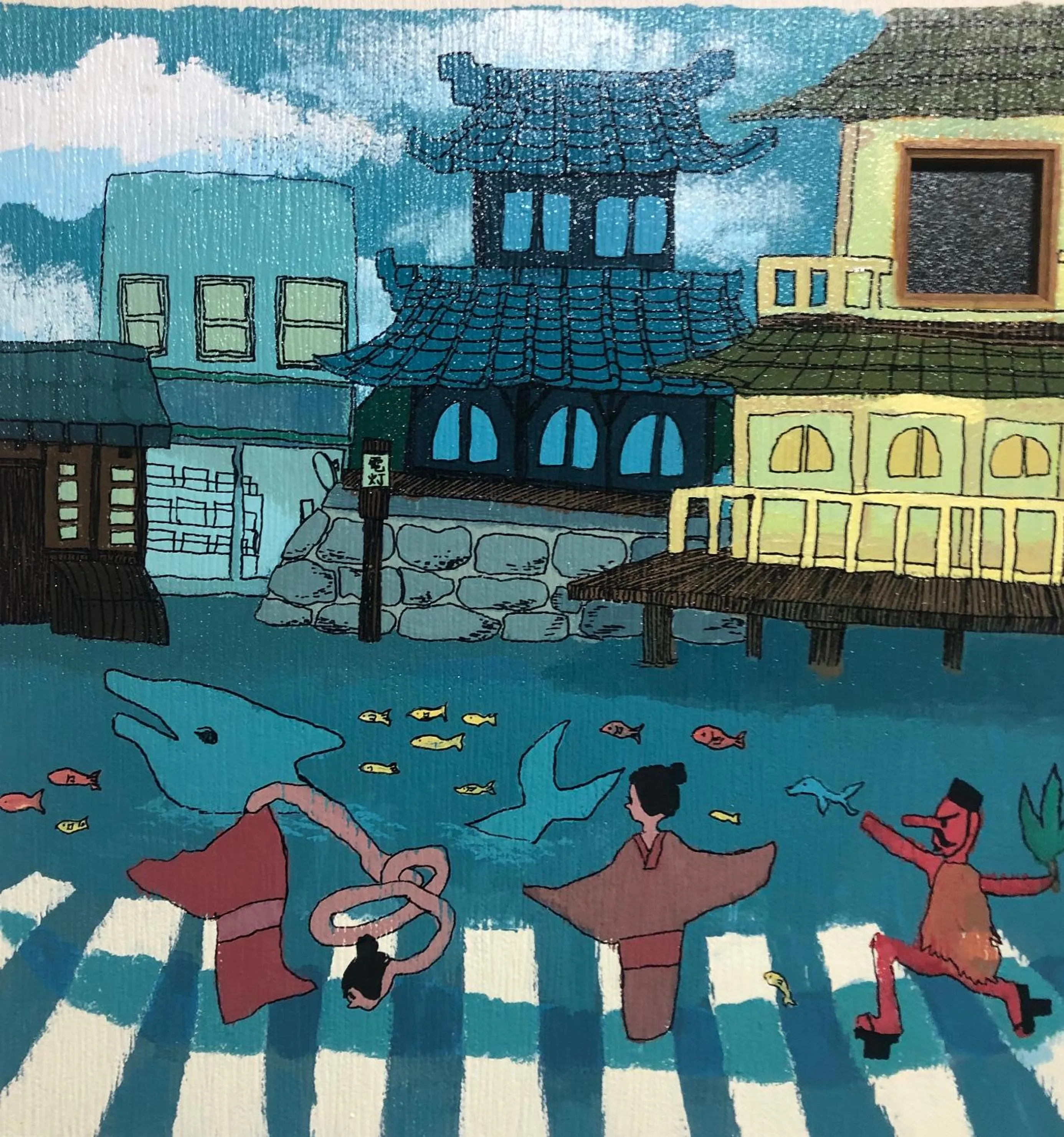 Decorative detail in Sakura Komachi