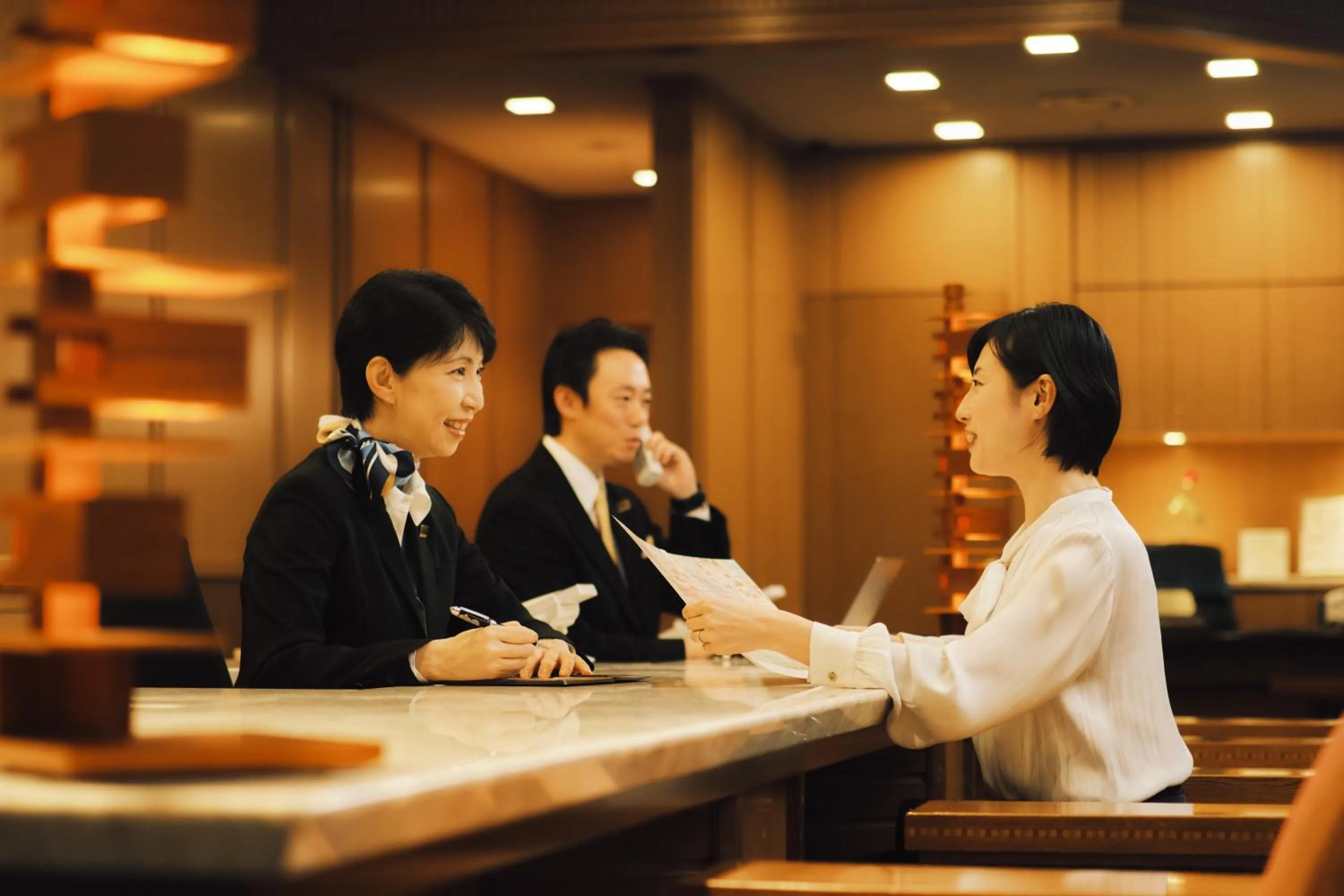 concierge in Imperial Hotel Tokyo