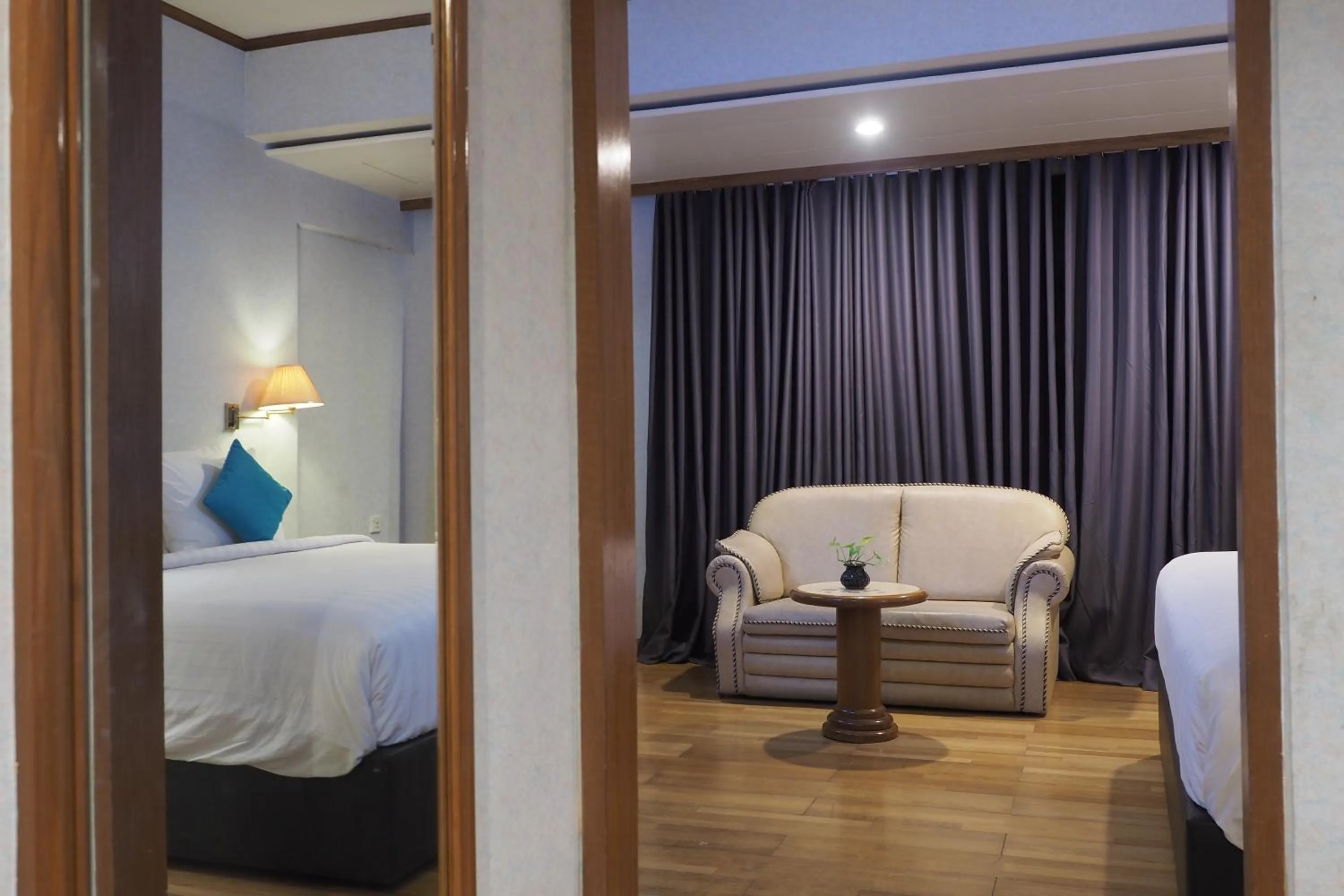 Living room, Bed in The Hills Batam