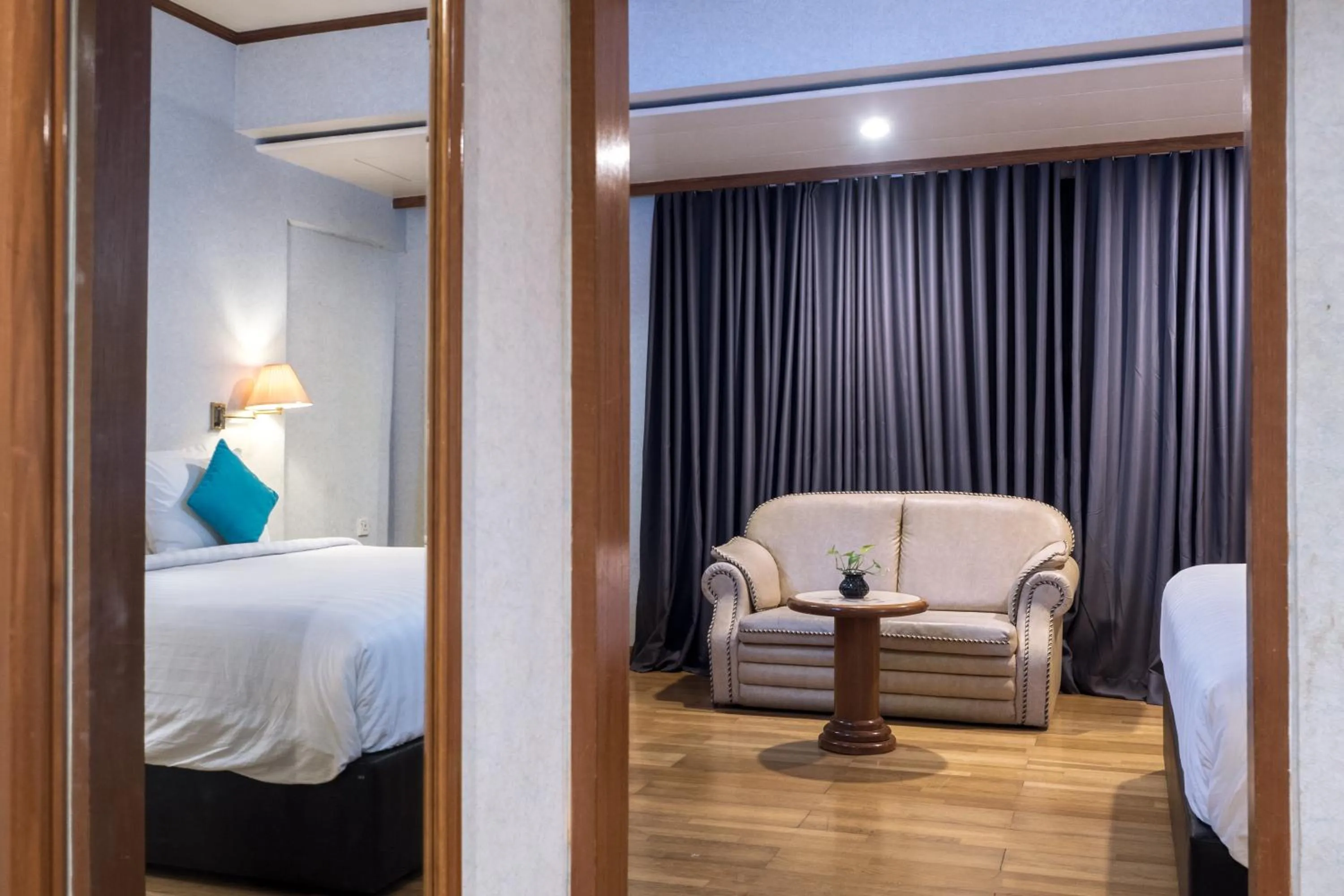 Living room, Bed in The Hills Batam